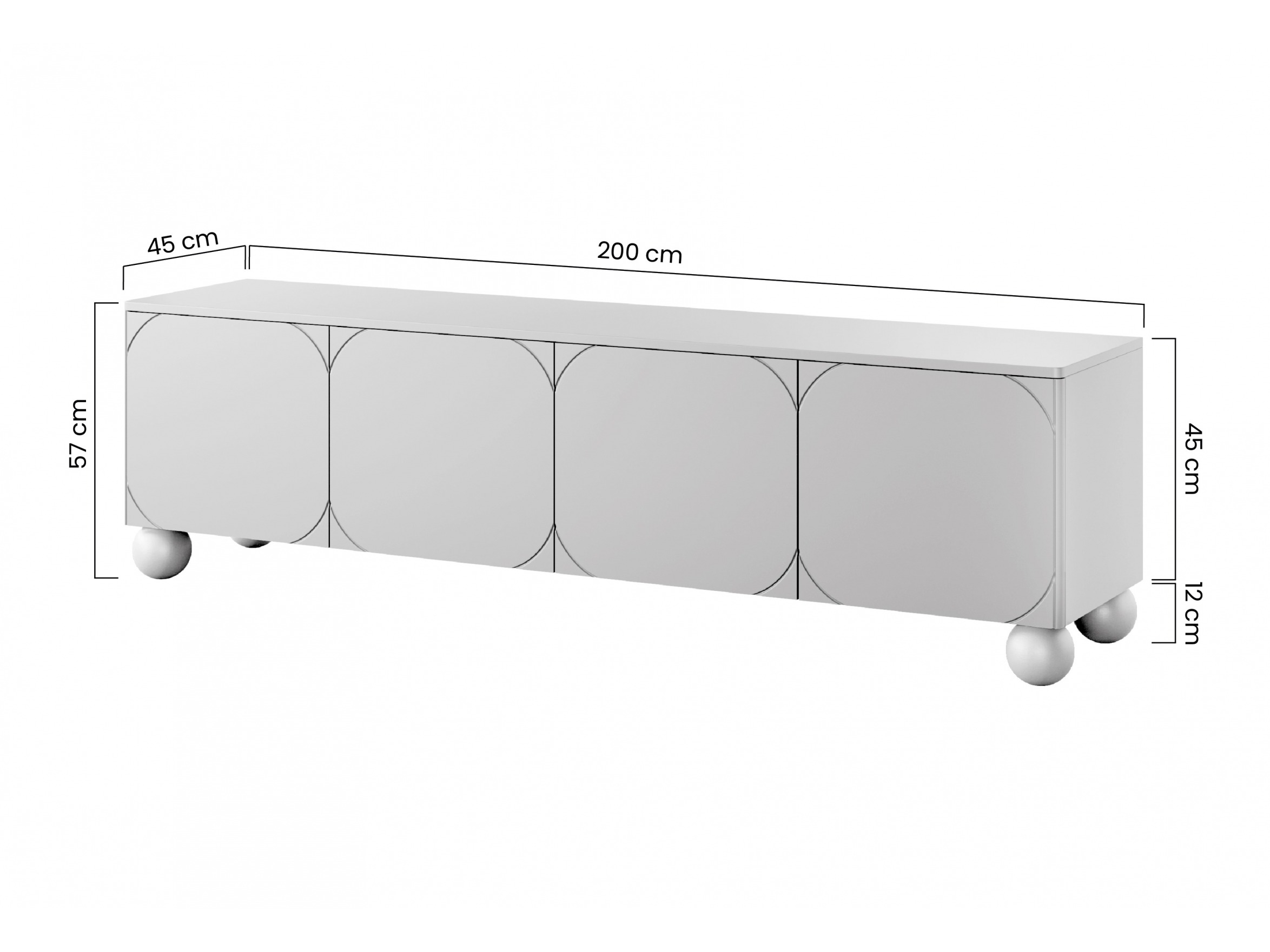TV galds Vencali 102 (Haki)