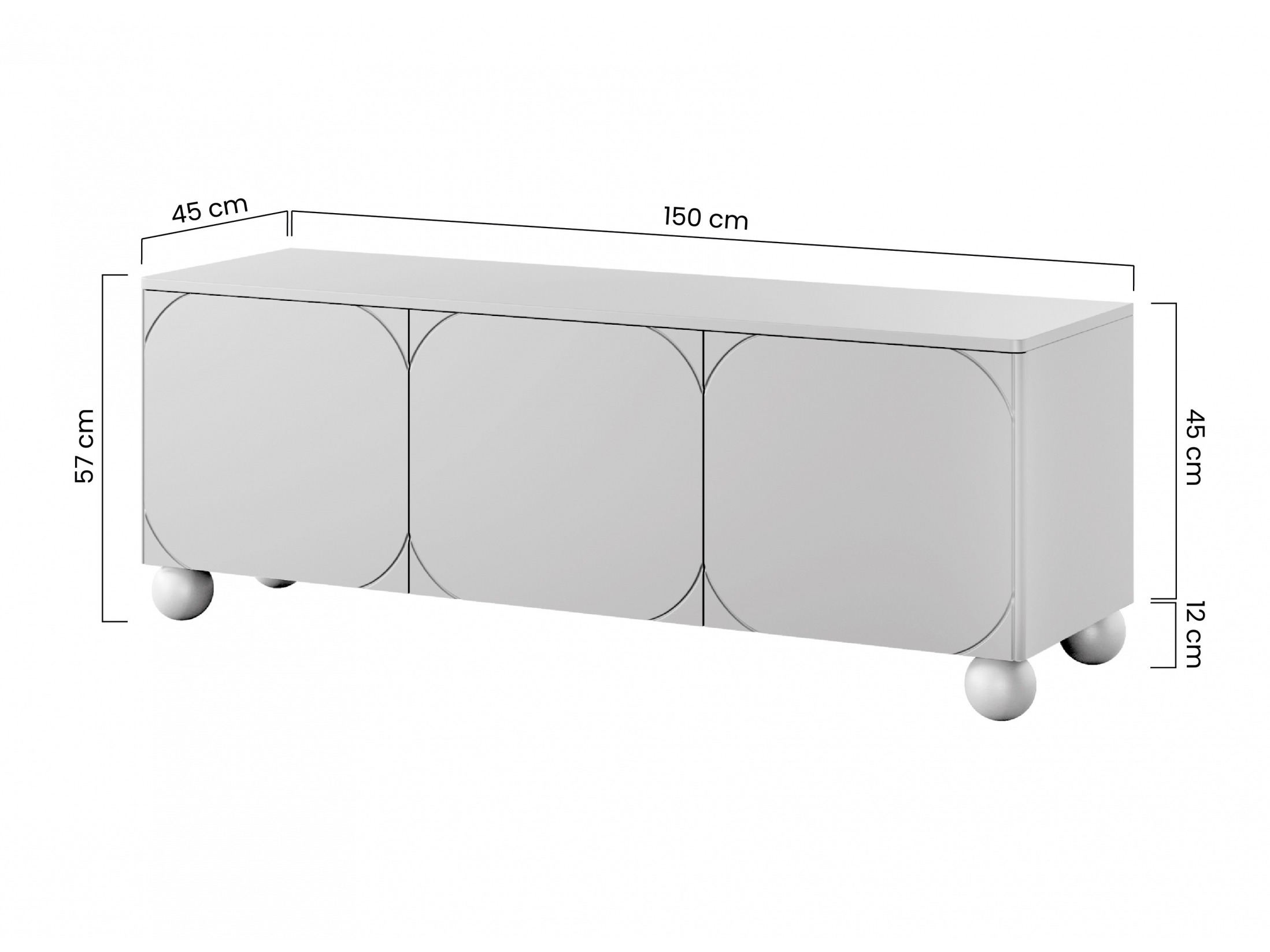 TV galds Vencali 103 (Haki)