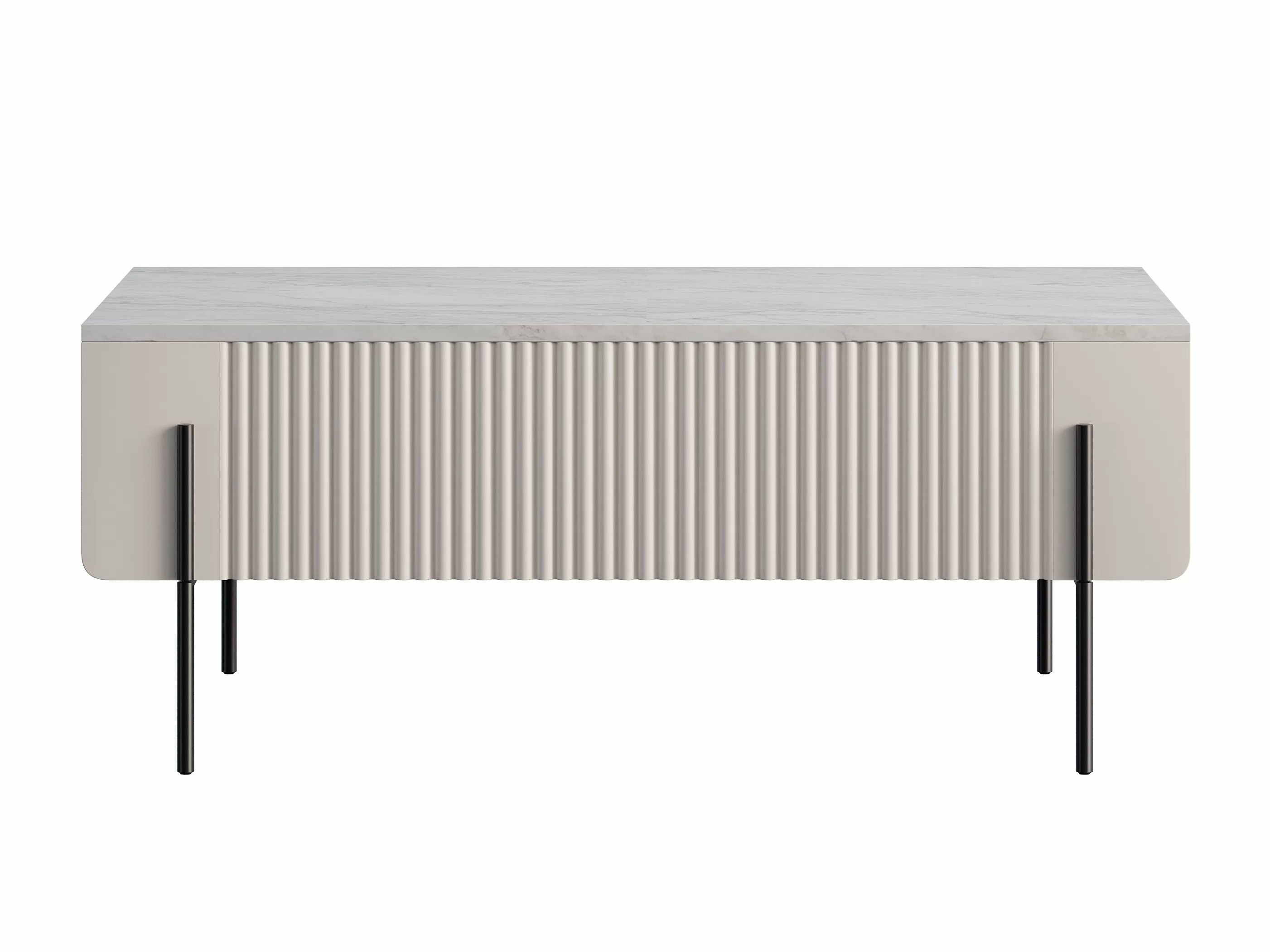 Журнальный столик Etrvero 106 (Кашемир + Белый мрамор)