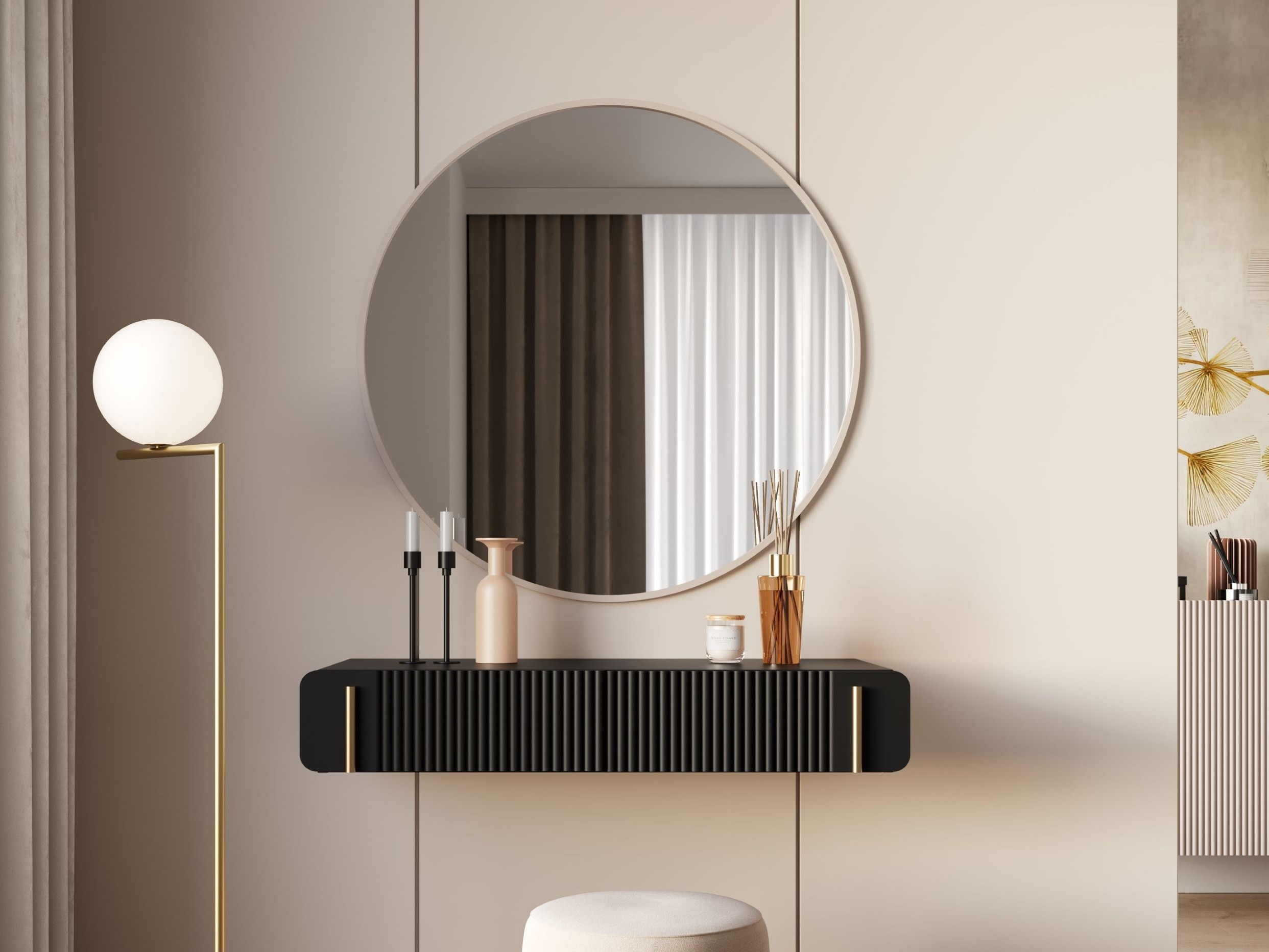 Grima galds Etrvero 109 (Melns)