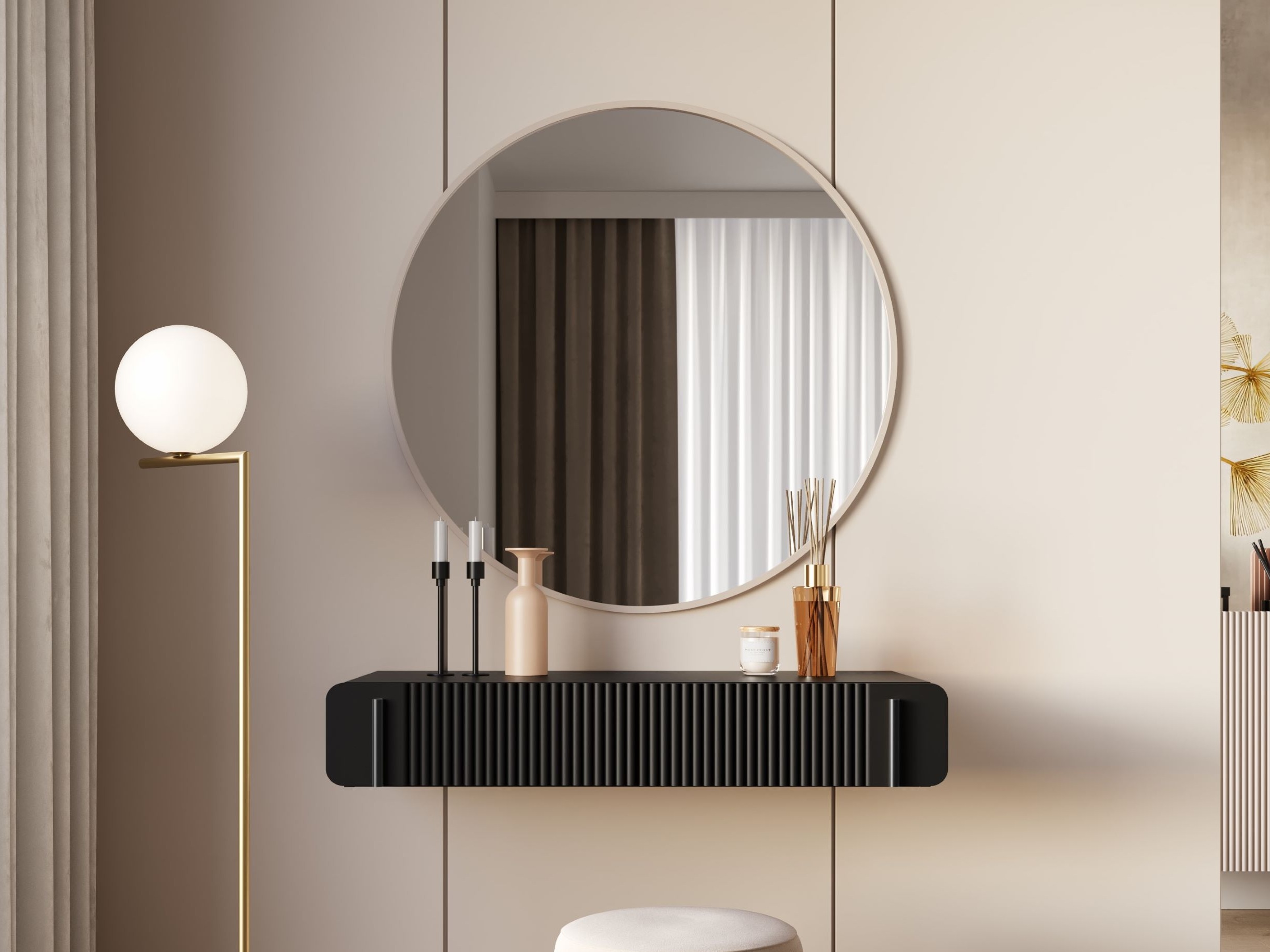 Grima galds Etrvero 109 (Melns)