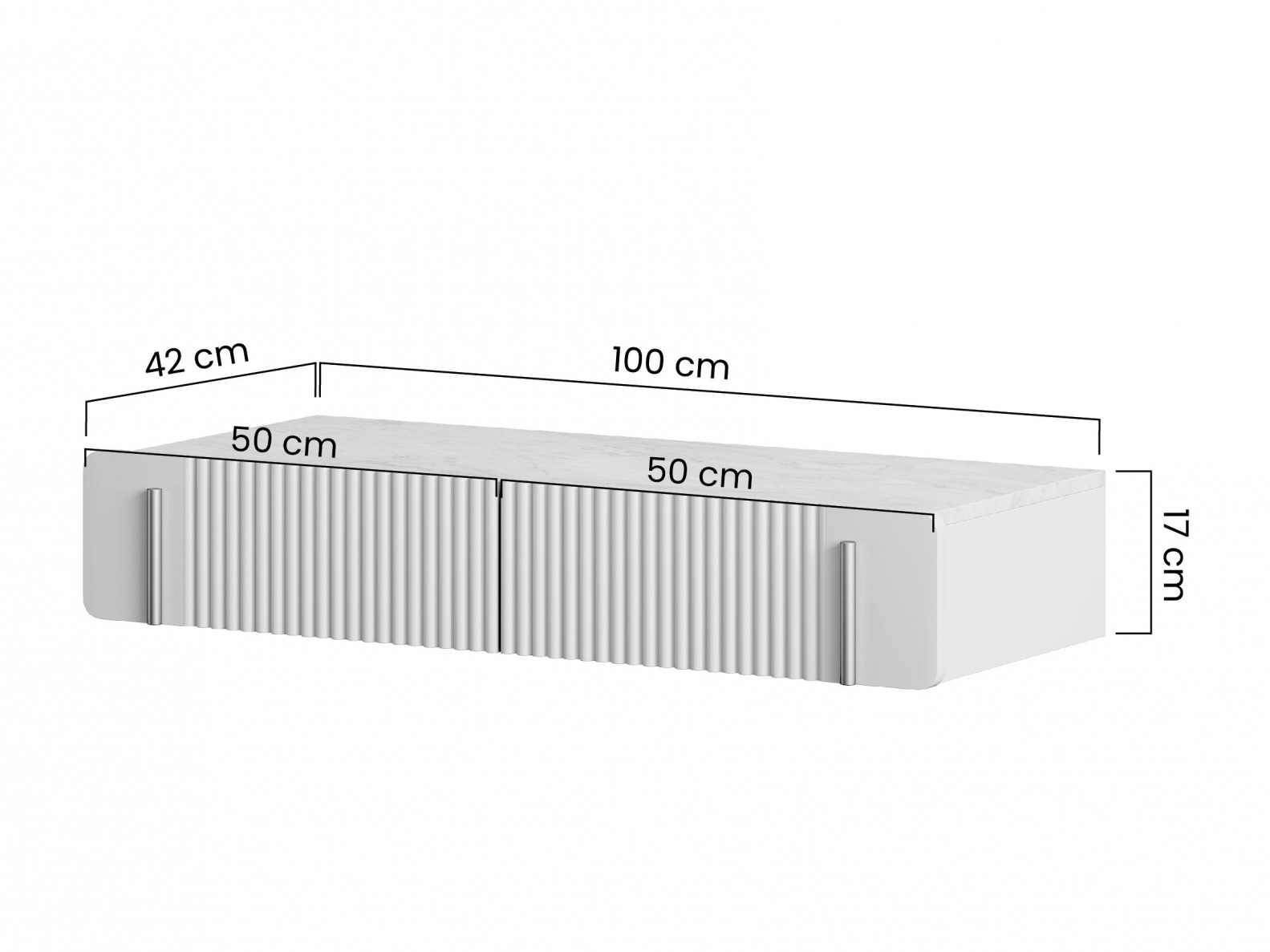 Grima galds Etrvero 109 (Melns)