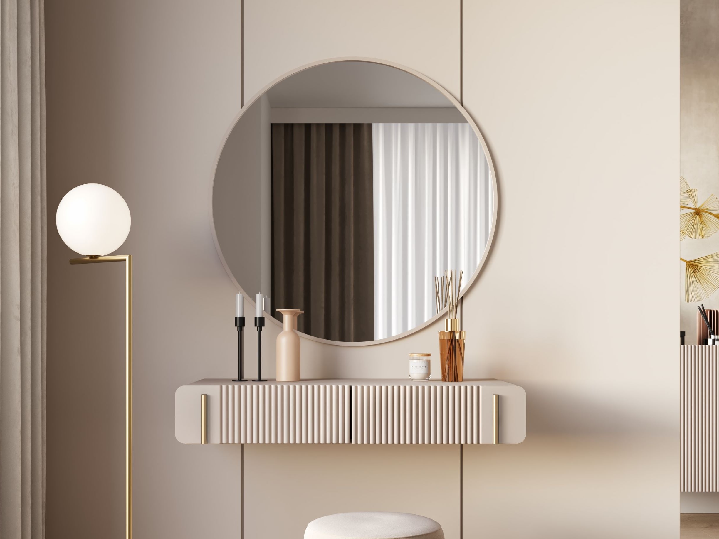 Макияжный столик Etrvero 109 (Кашемир)