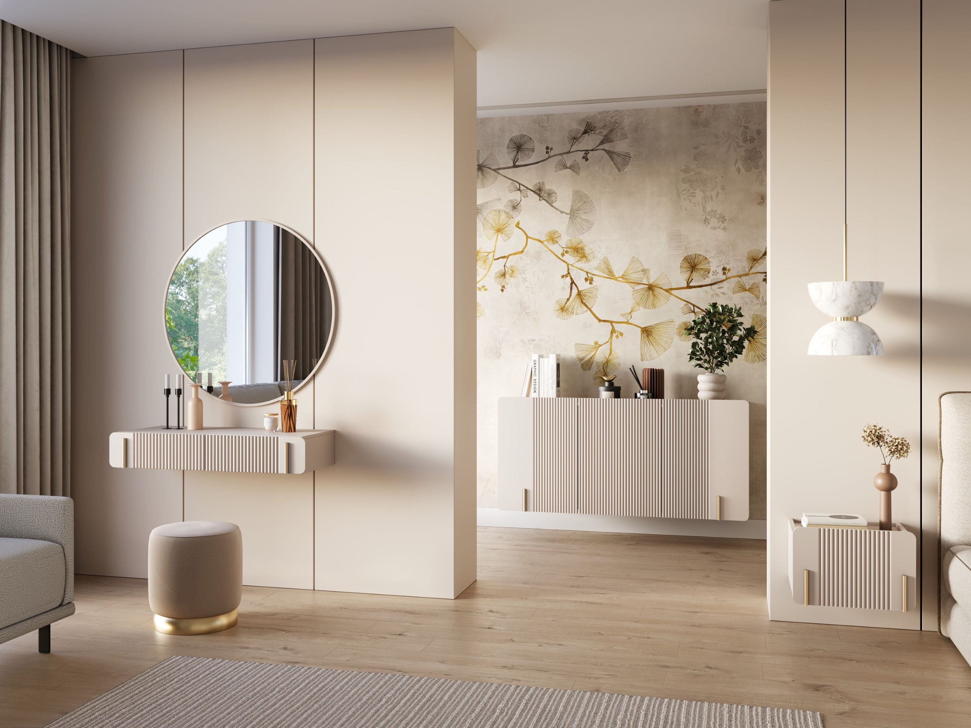 Макияжный столик Etrvero 109 (Кашемир)