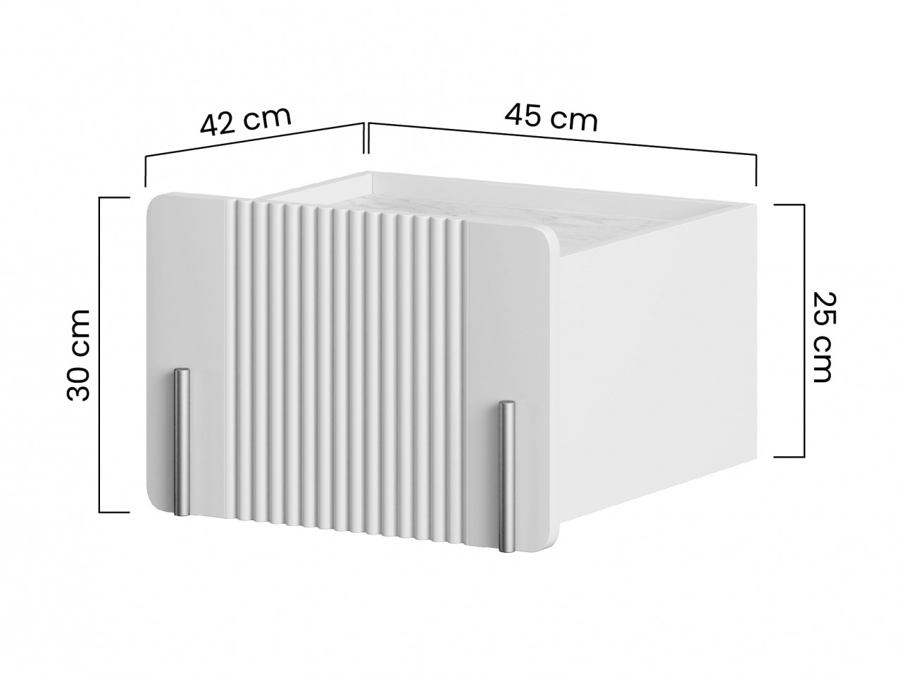 Naktsgaldiņš Etrvero 108 (Melns)