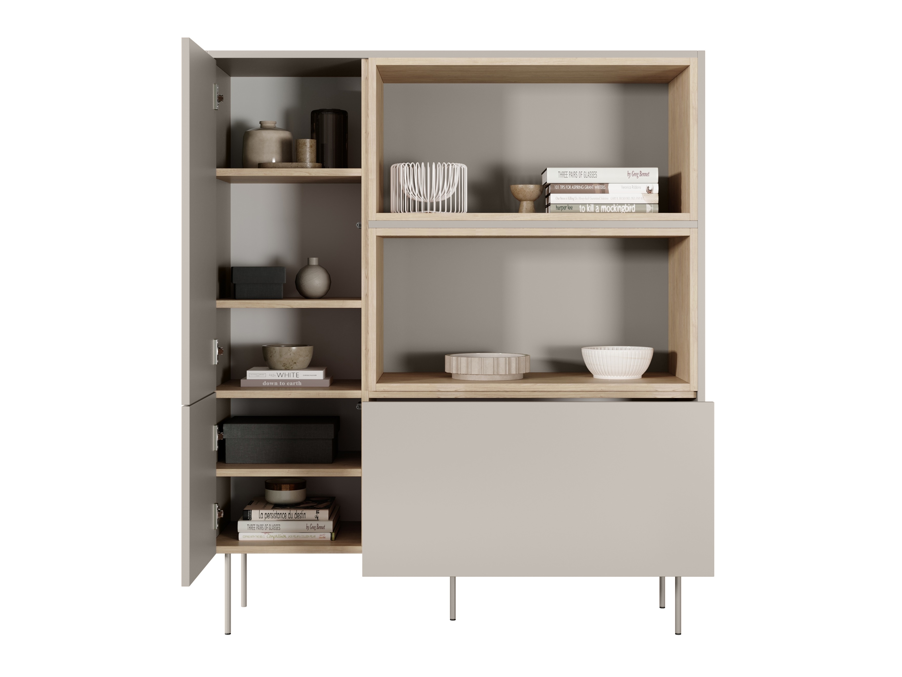 Plaukts Tivdala 112 (Ozols + Kašmirs)