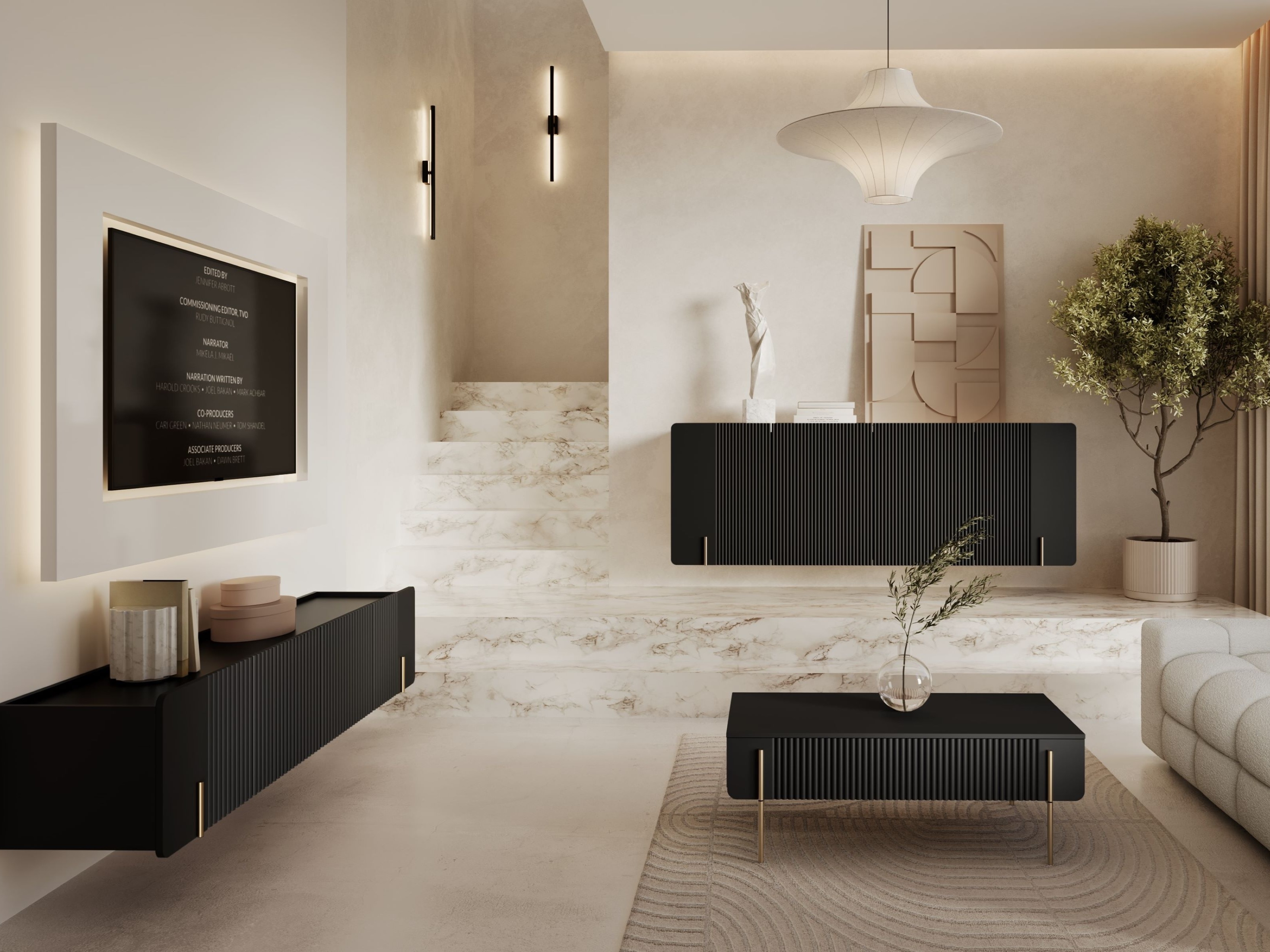 Шкафчик Etrvero 110 (Чёрный)