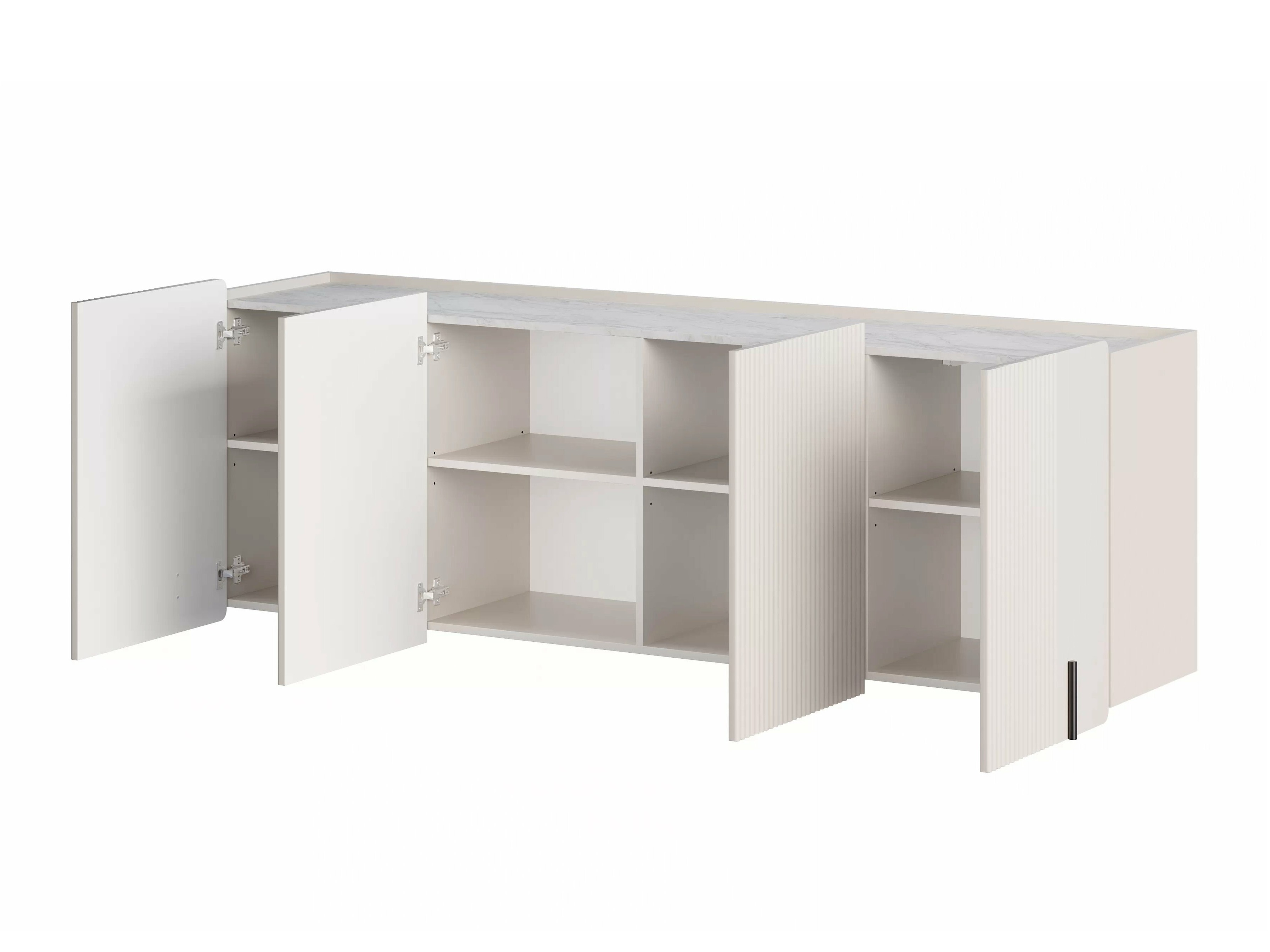 Шкафчик Etrvero 110 (Кашемир + Белый мрамор)