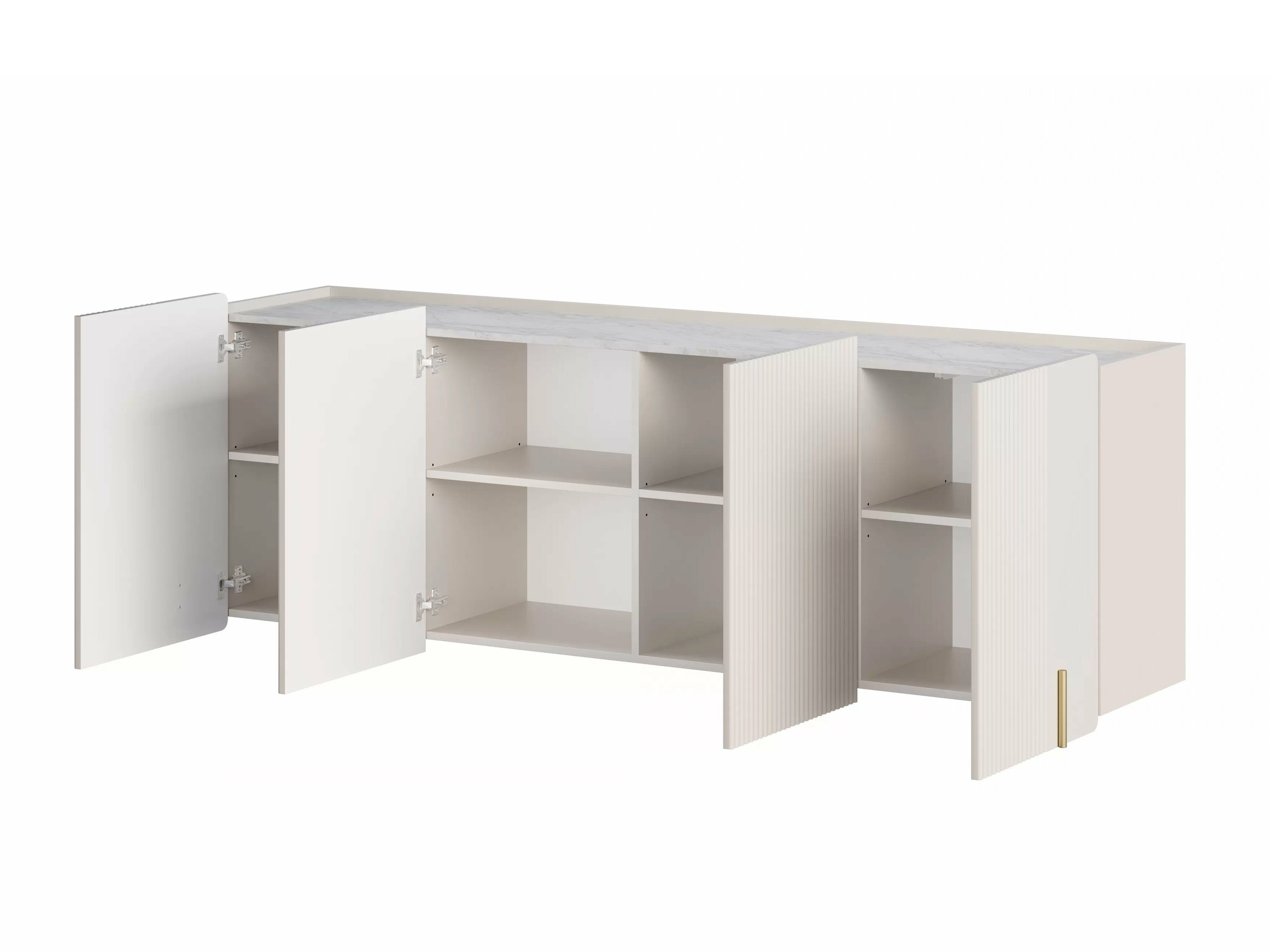 Skapis Etrvero 110 (Kašmirs + Balts marmors)