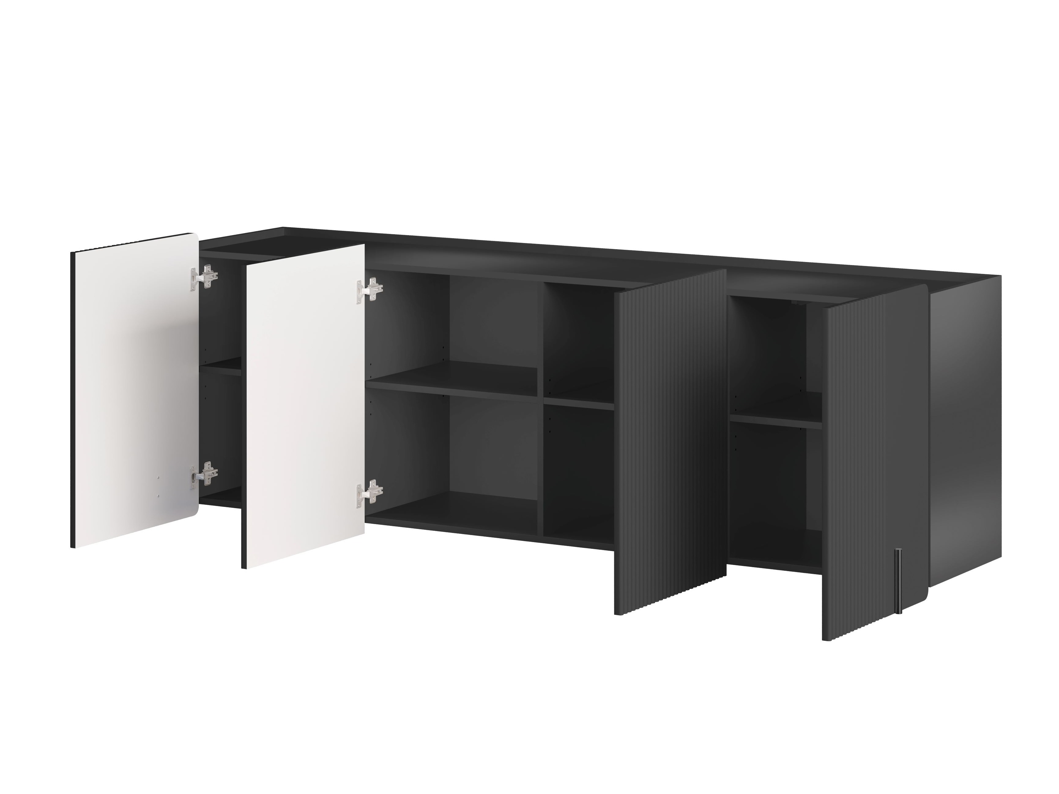 Skapis Etrvero 110 (Melns)