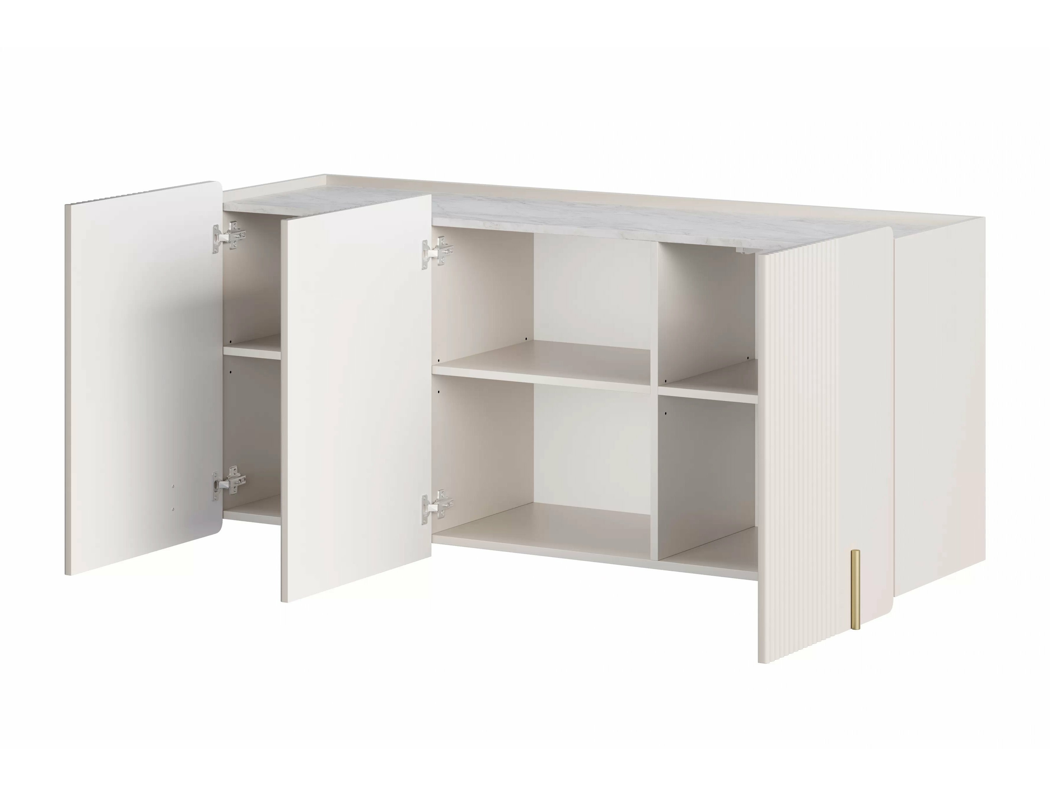 Skapis Etrvero 111 (Kašmirs + Balts marmors)