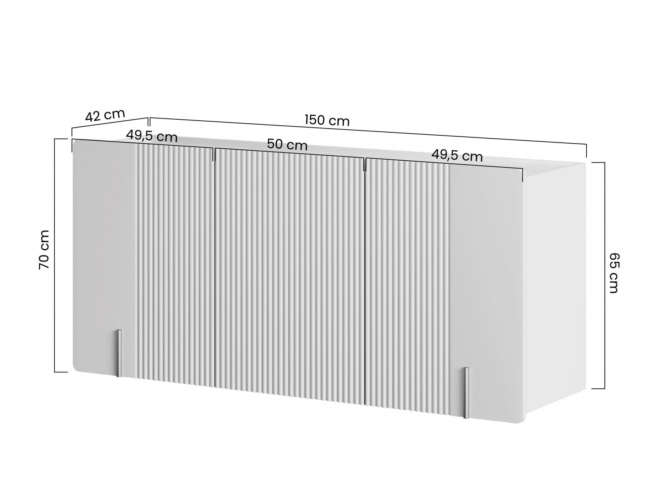 Skapis Etrvero 111 (Kašmirs + Balts marmors)