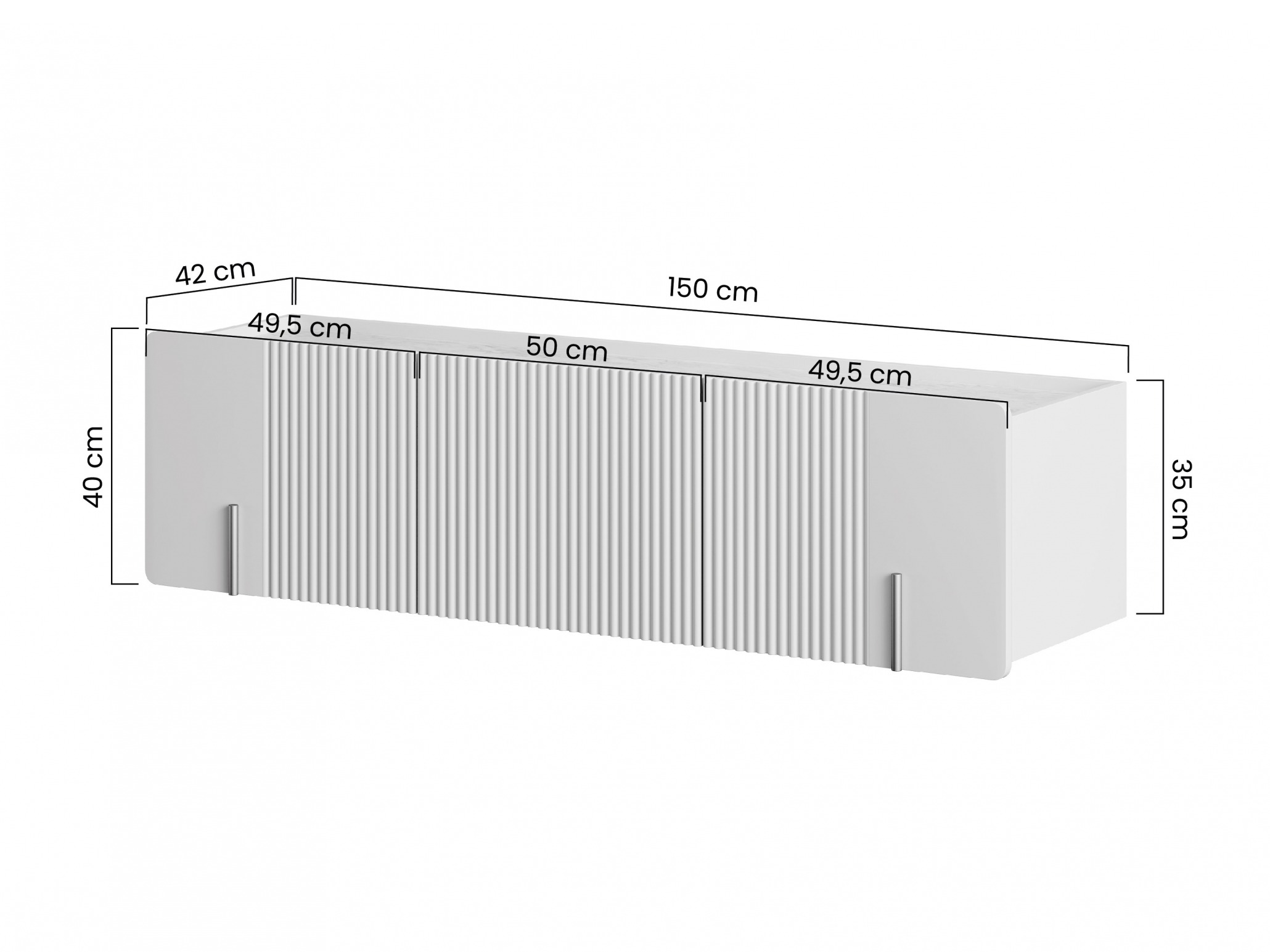 TV galds Etrvero 112 (Kašmirs + Balts marmors)