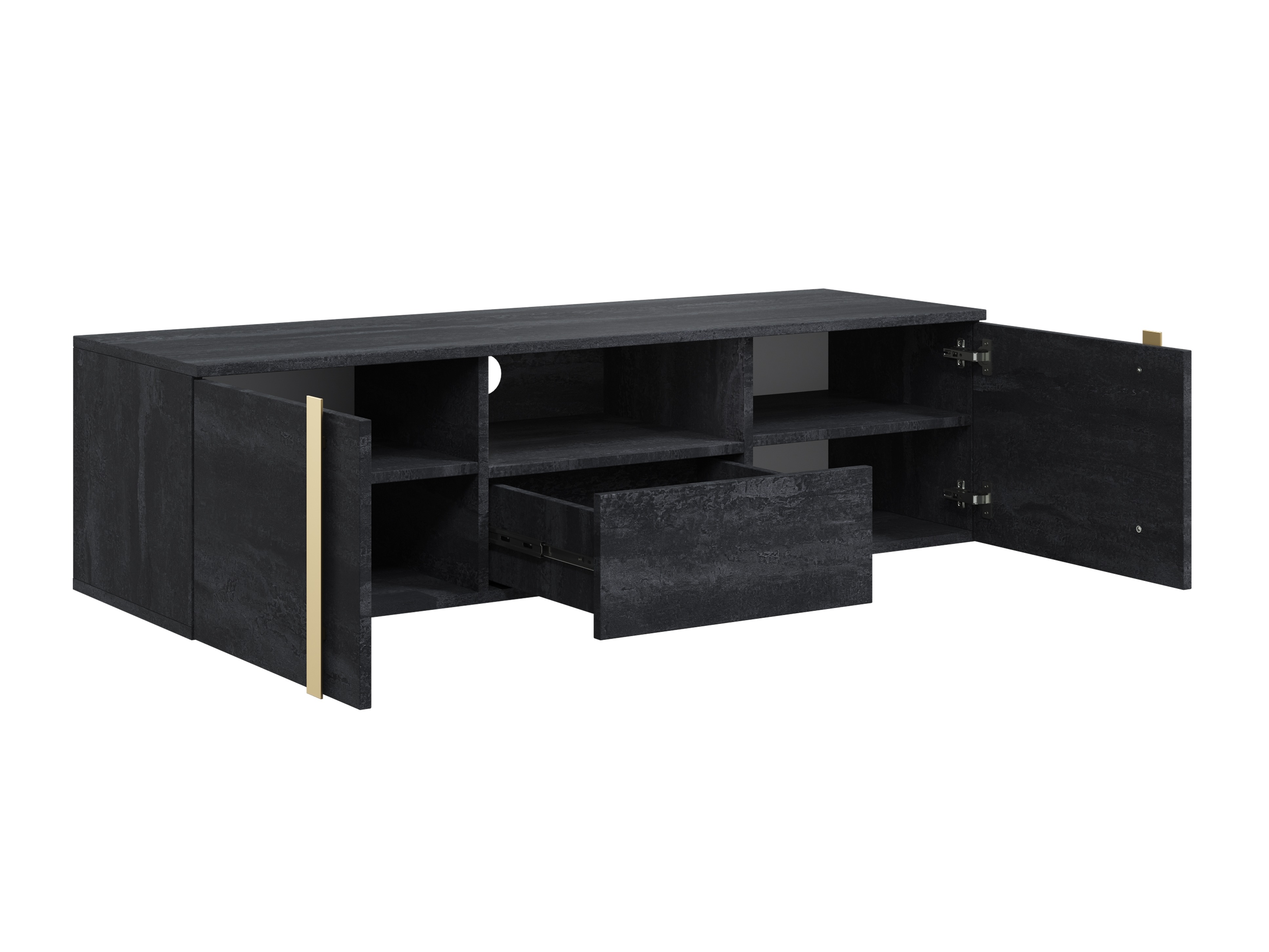 TV galds Lortesu 100 (Melns)