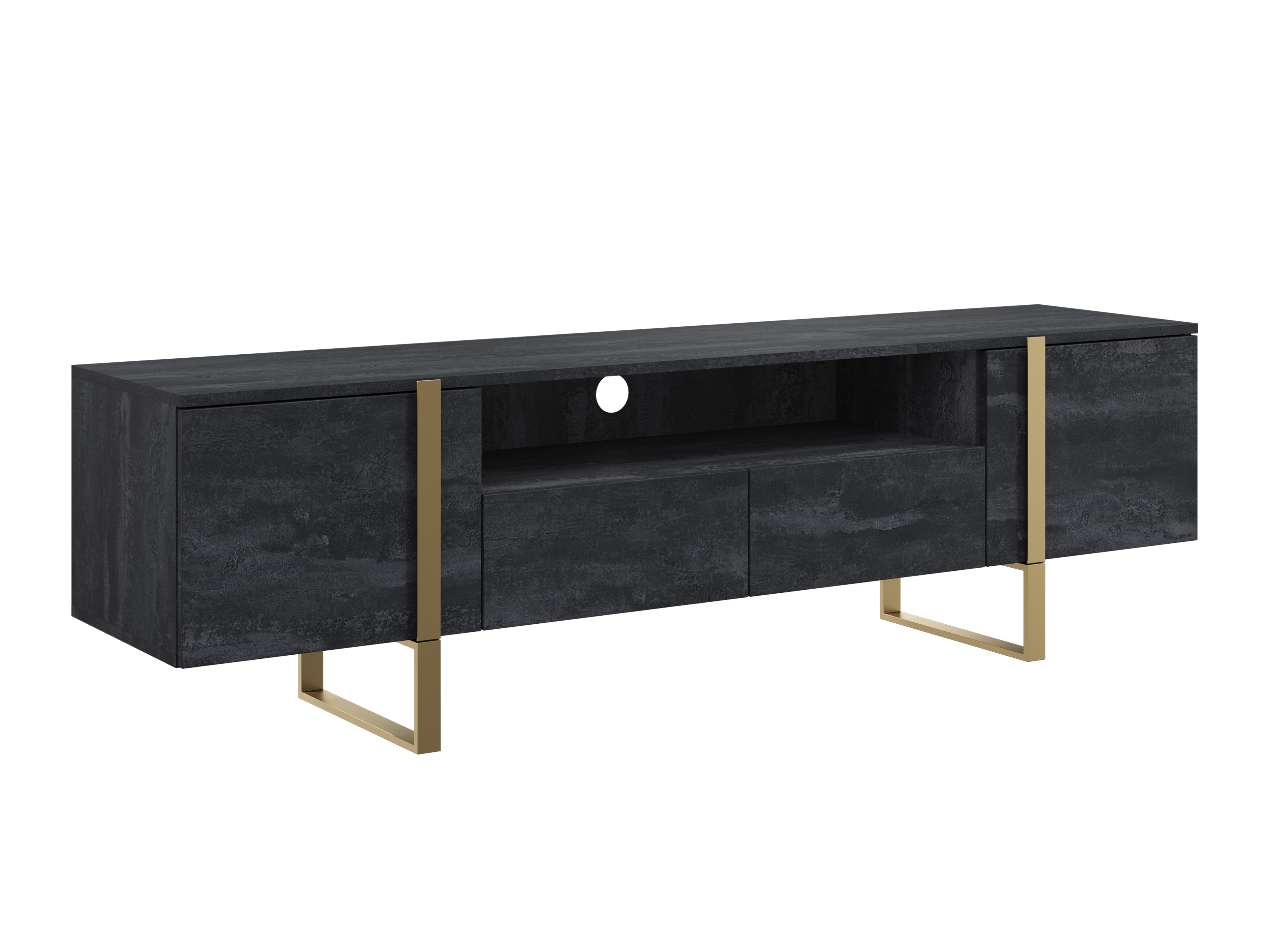 TV galds Lortesu 102 (Melns)