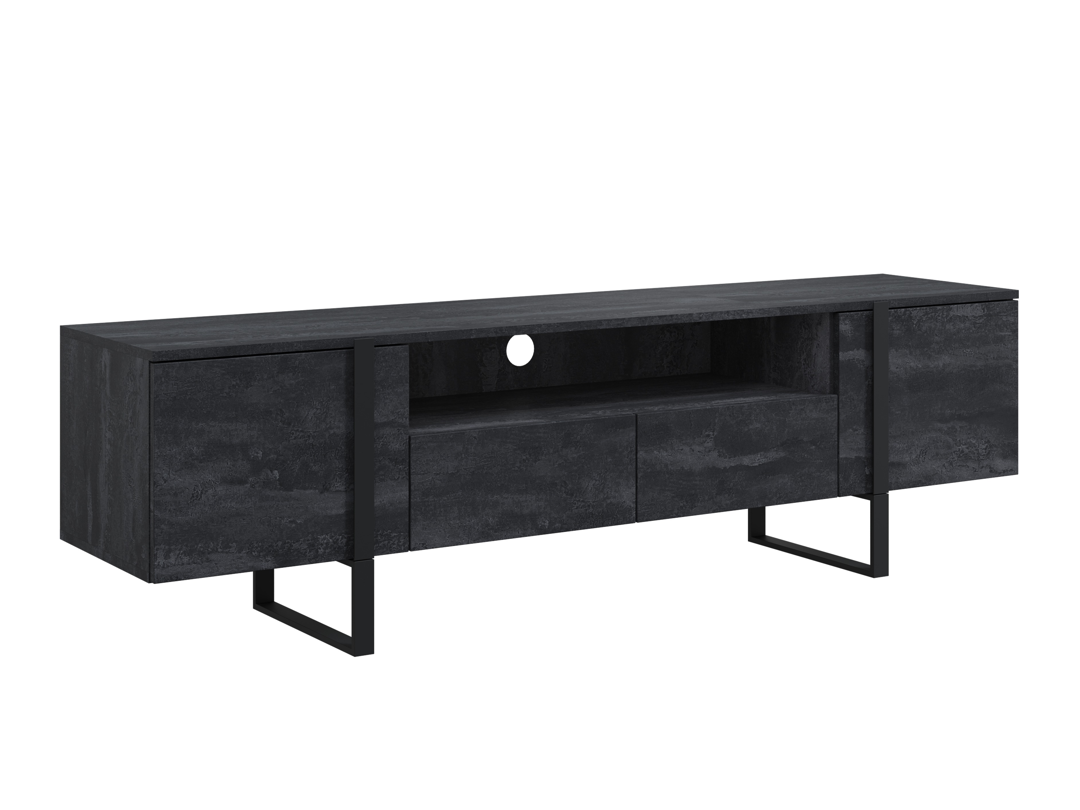 TV galds Lortesu 102 (Melns)