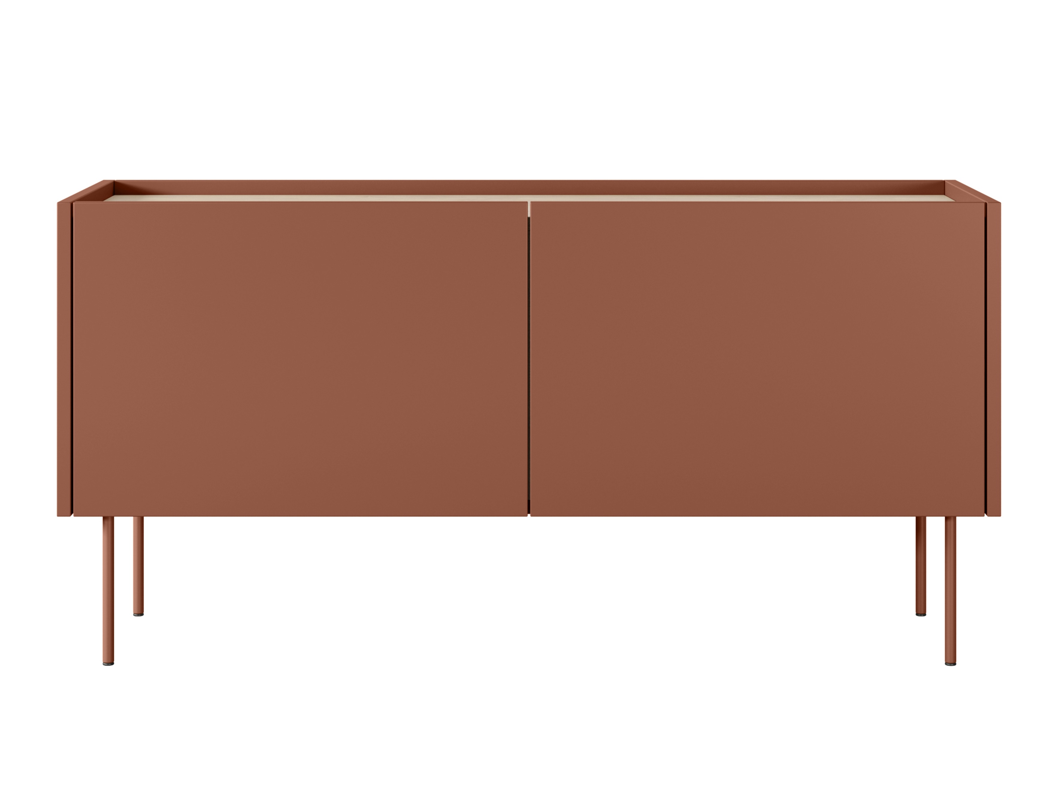 TV galds Tivdala 113 (Matēts sarkans + Ozols)