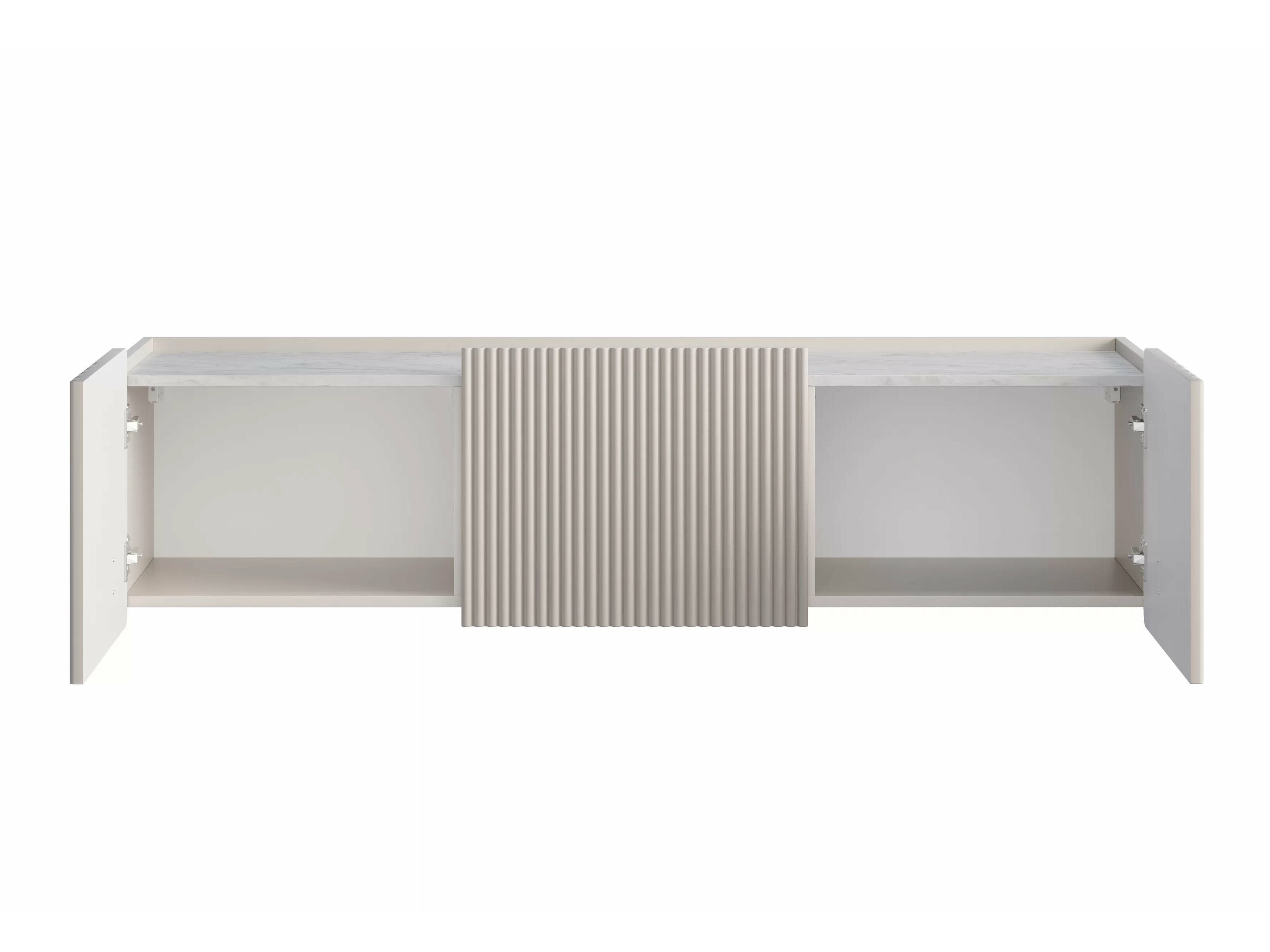 ТВ тумба Etrvero 112 (Кашемир + Белый мрамор)