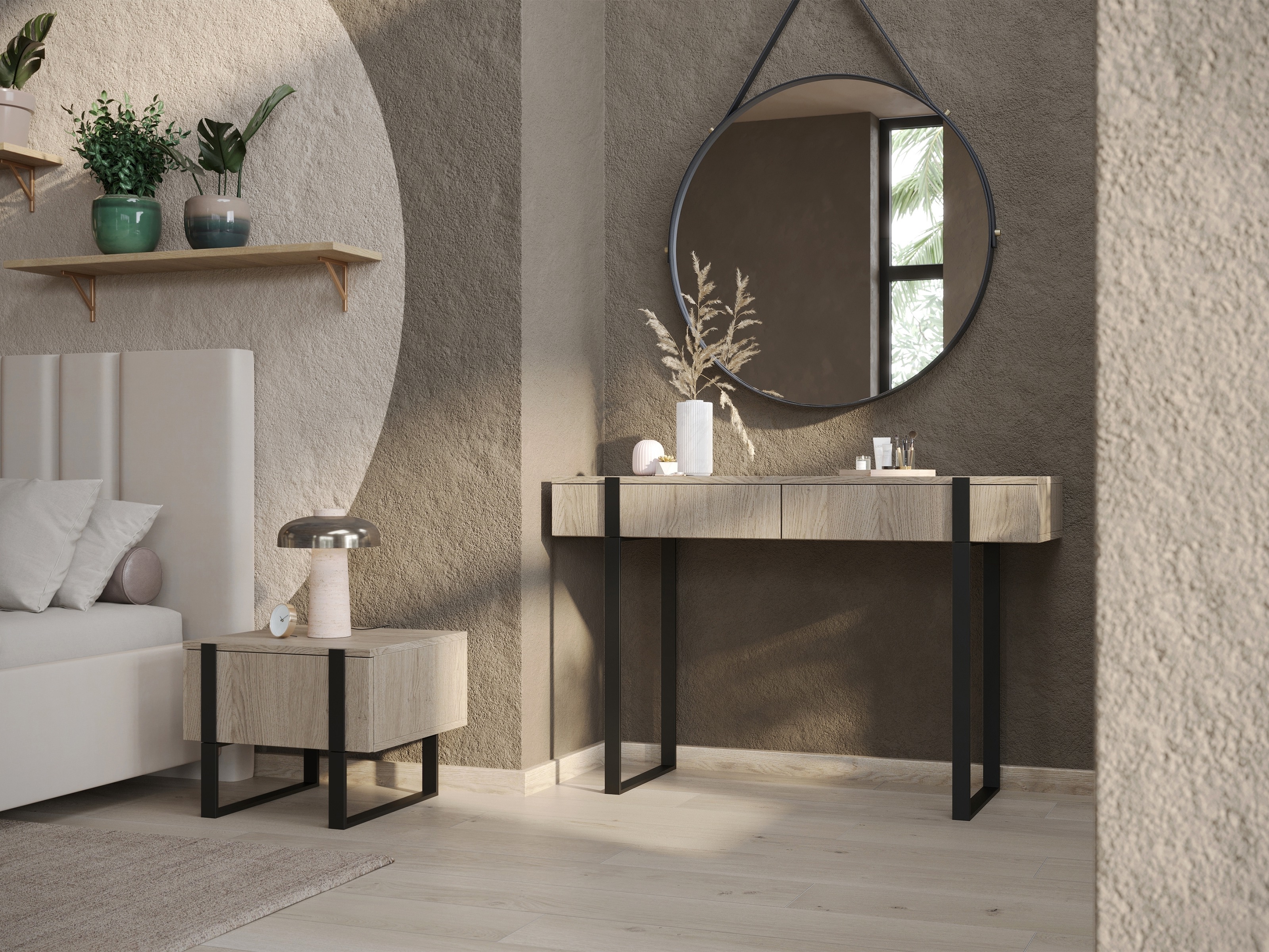 Naktsgaldiņu komplekts Lortesu 108 (Ozols)