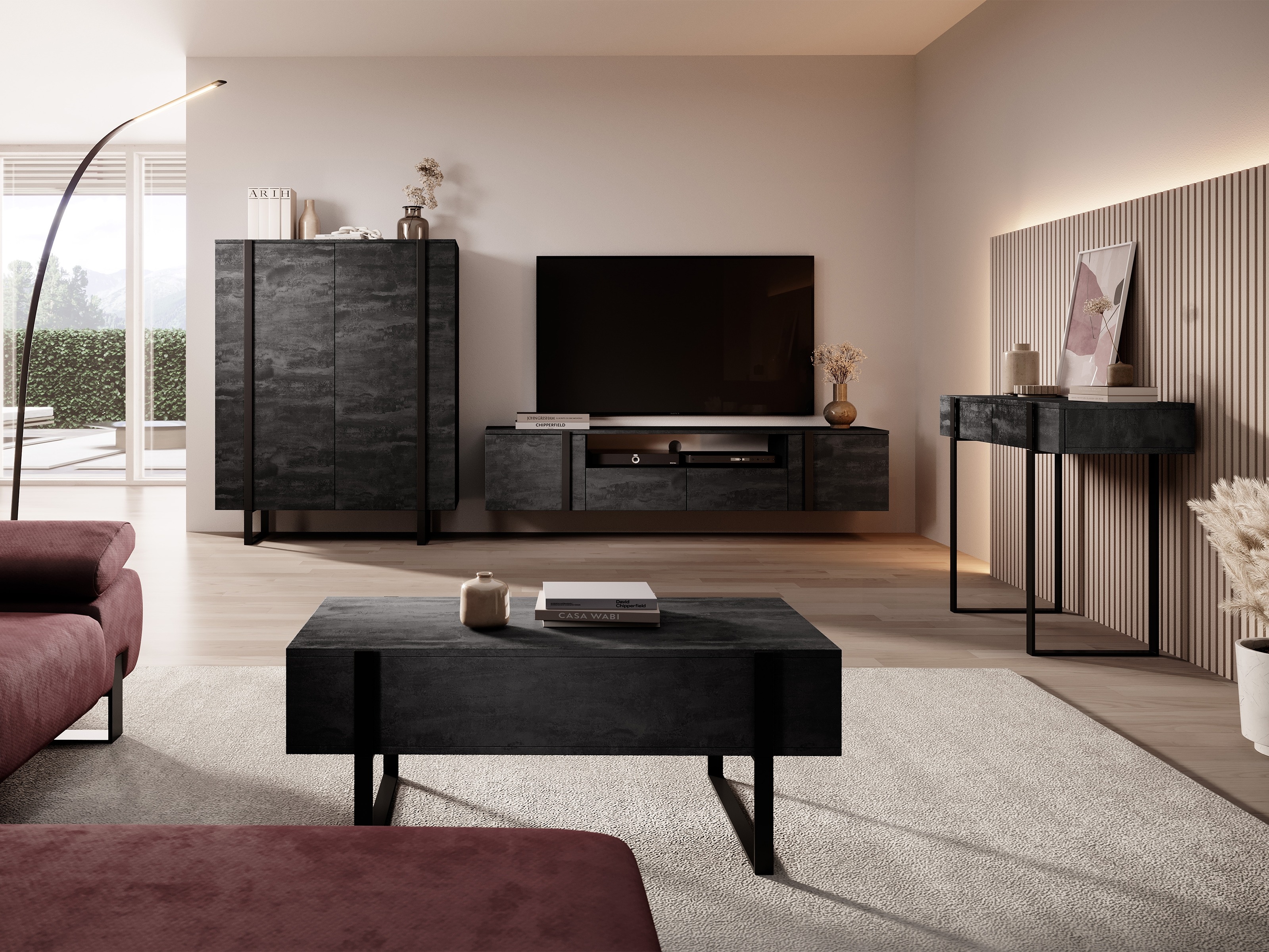 Plaukts Lortesu 104 (Melns)