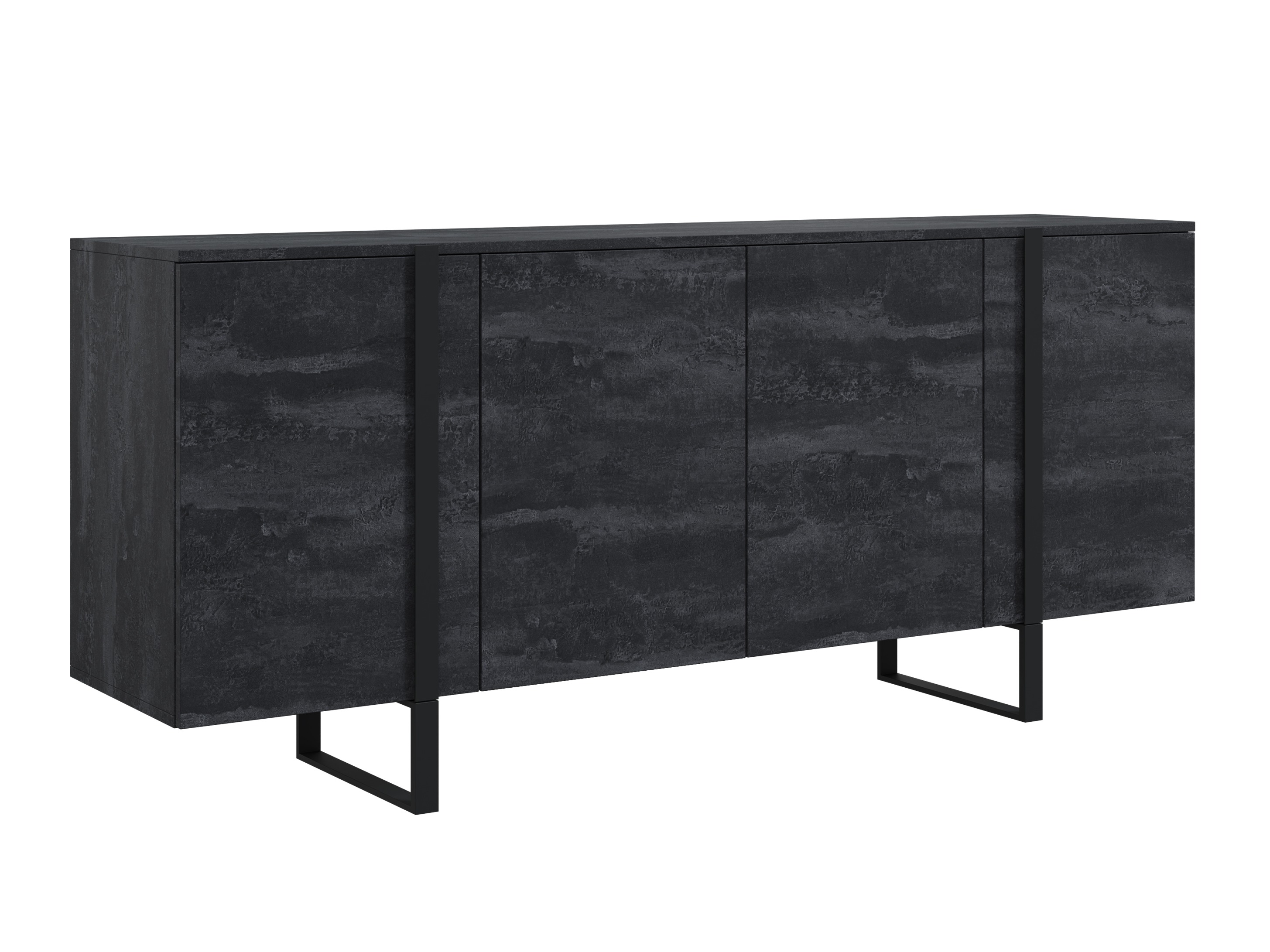 Skapis Lortesu 106 (Melns)