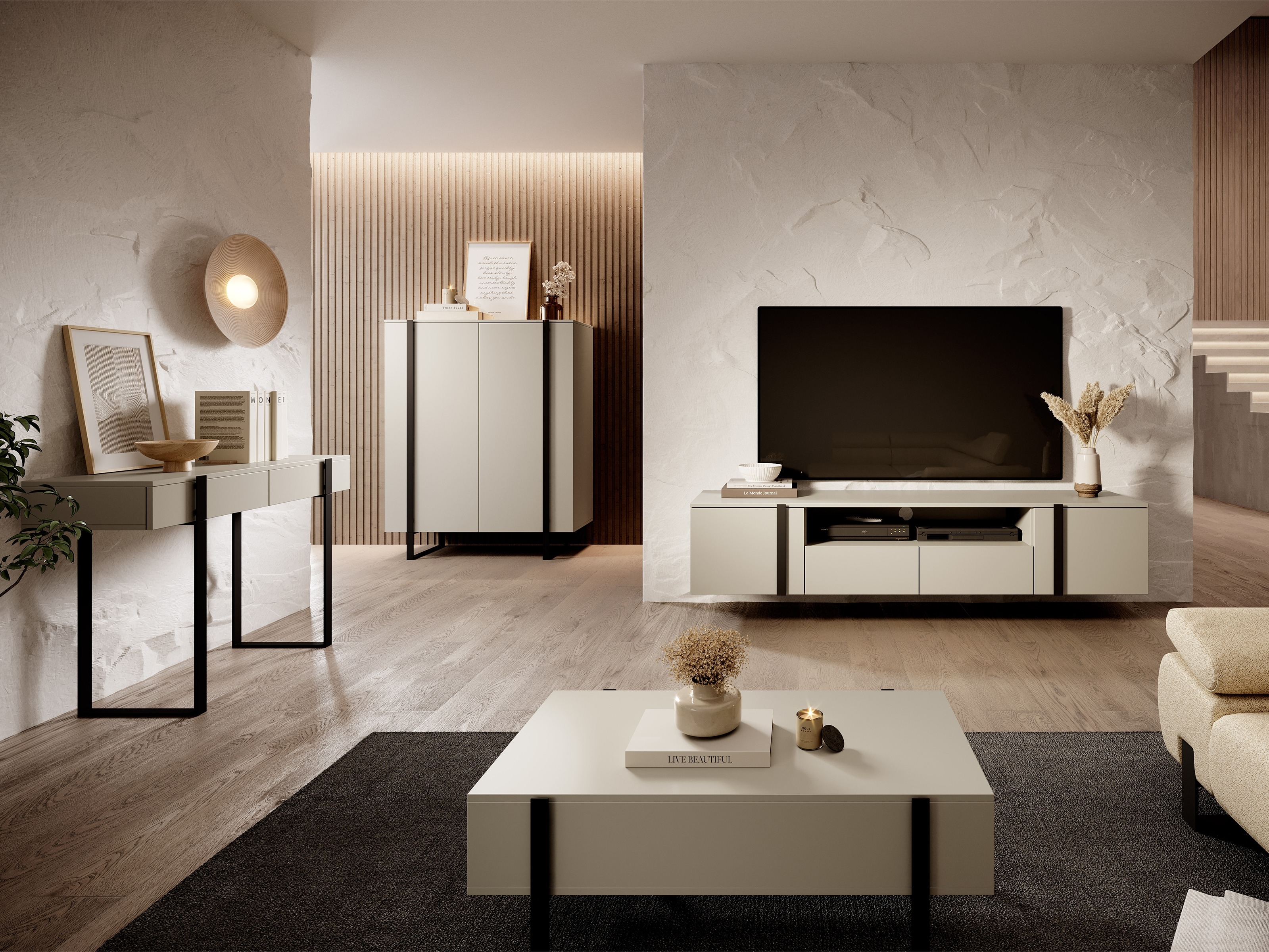 Стеллаж Lortesu 104 (Кашемир)