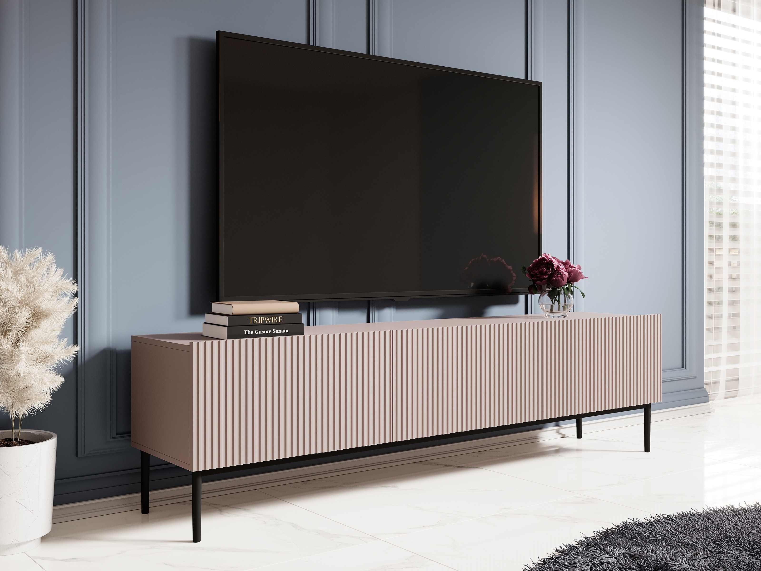 ТВ тумба Melfelu 103 (Розовый)