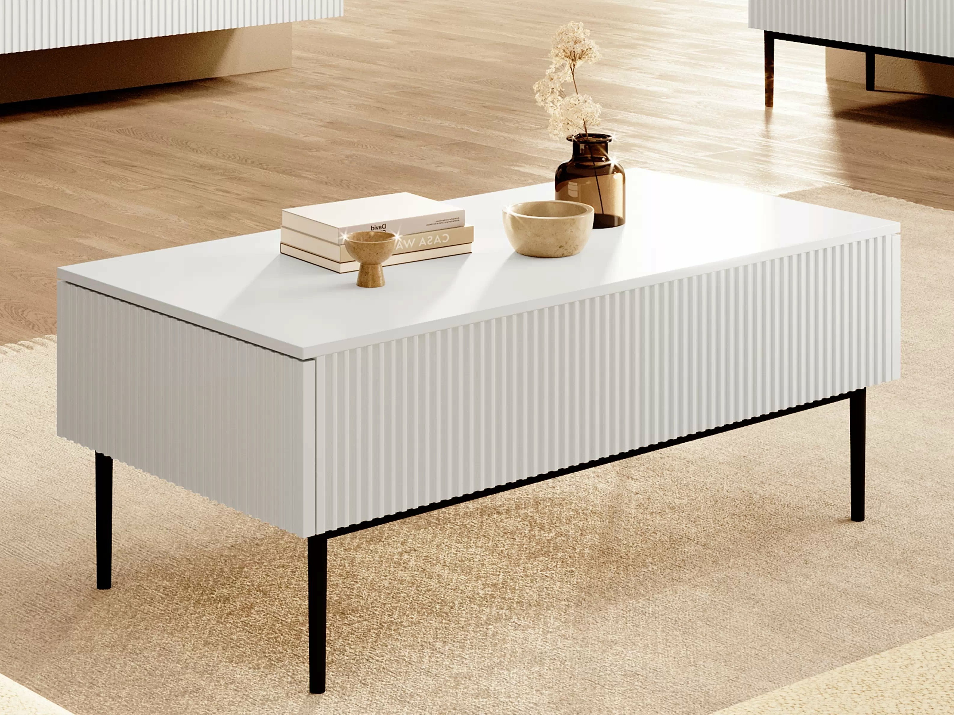 Журнальный столик Melfelu 100 (Белый)