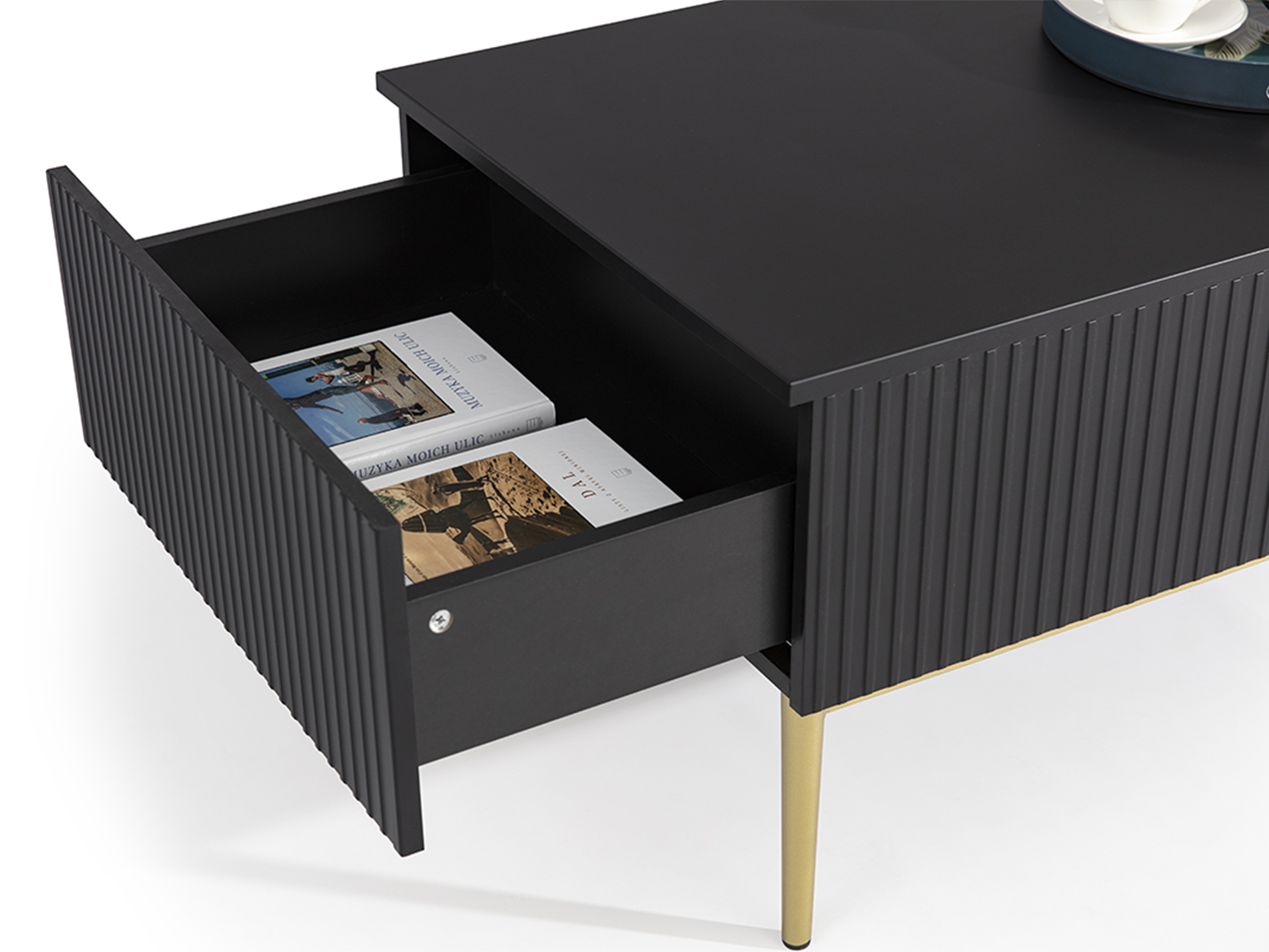 Журнальный столик Melfelu 100 (Чёрный)