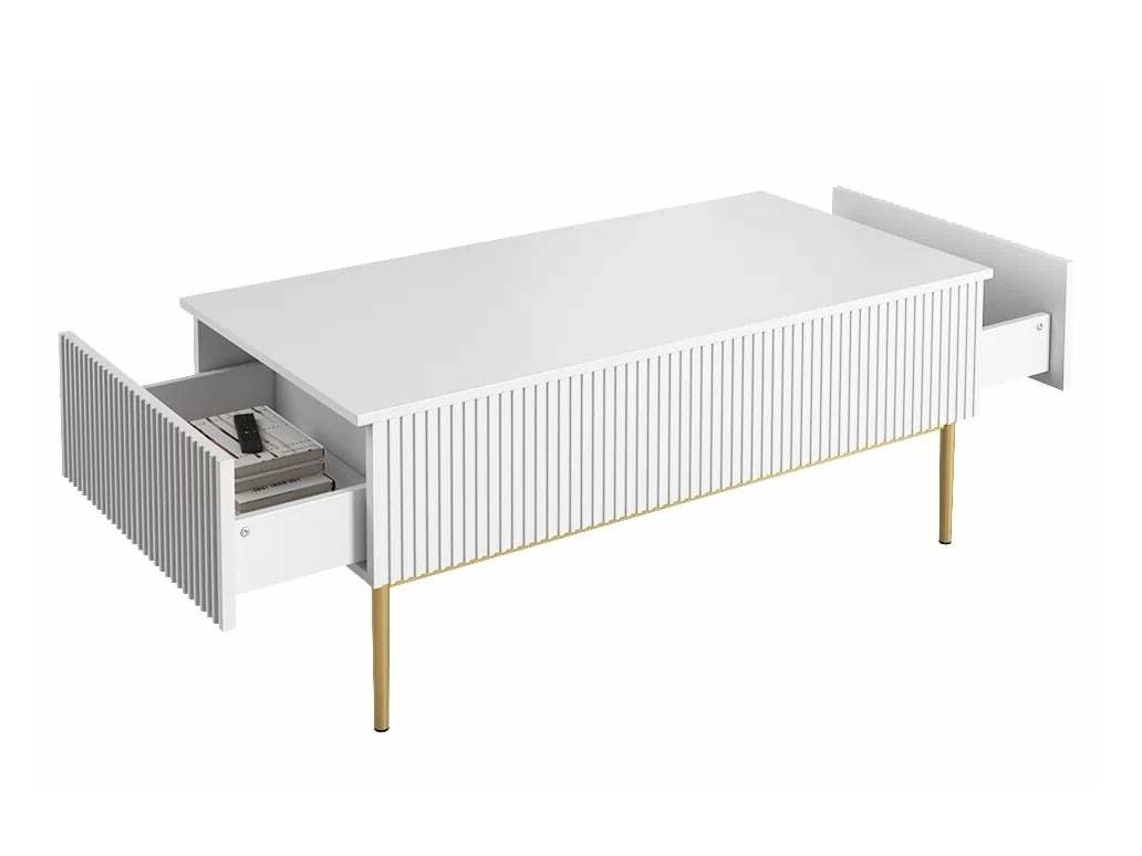 Žurnālu galdiņš Melfelu 100 (Balts)