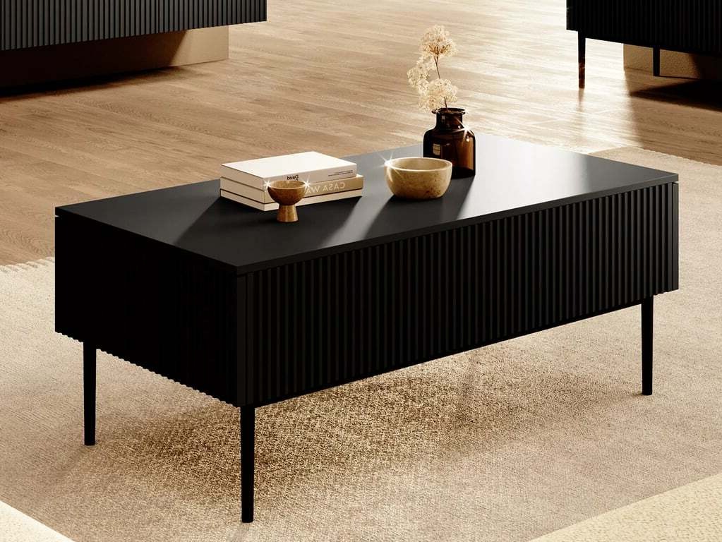 Žurnālu galdiņš Melfelu 100 (Melns)