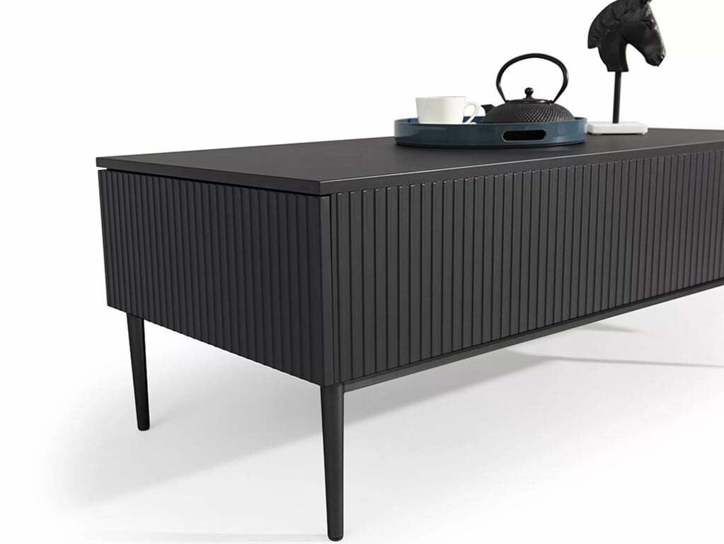 Žurnālu galdiņš Melfelu 100 (Melns)