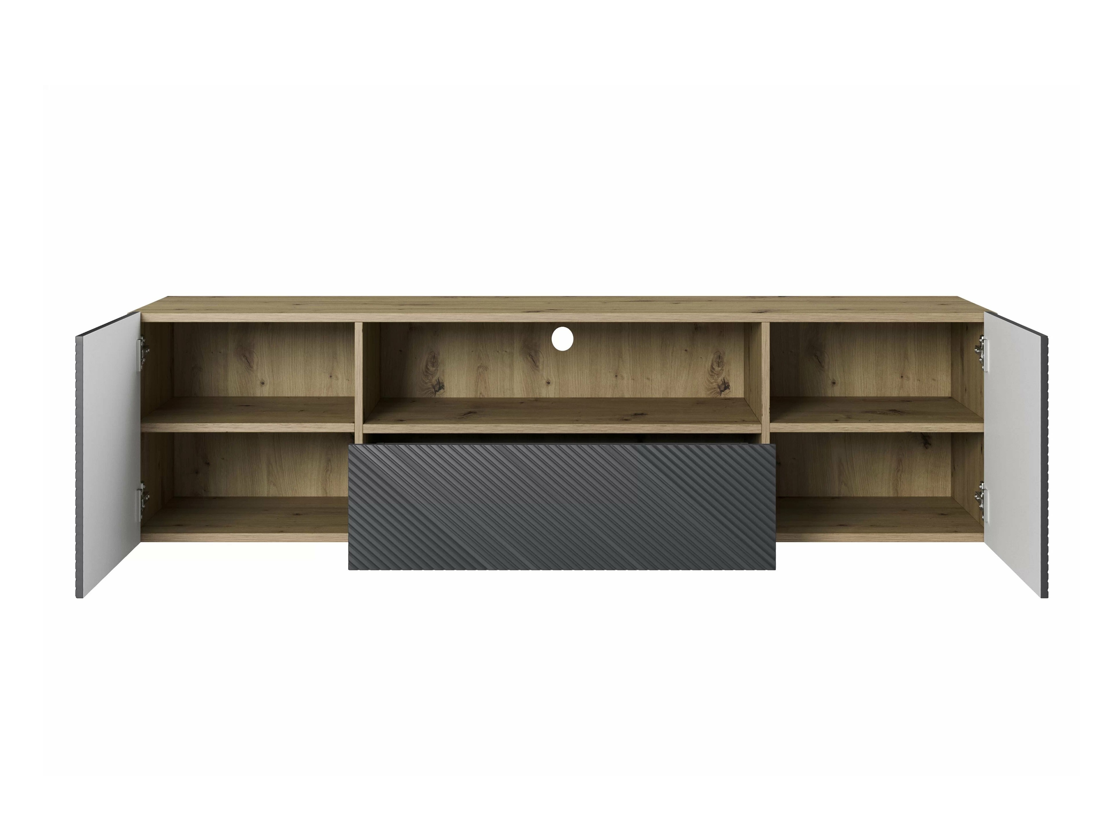 TV galds Dortivi 101 (Artisan ozols + Matēts pelēks)