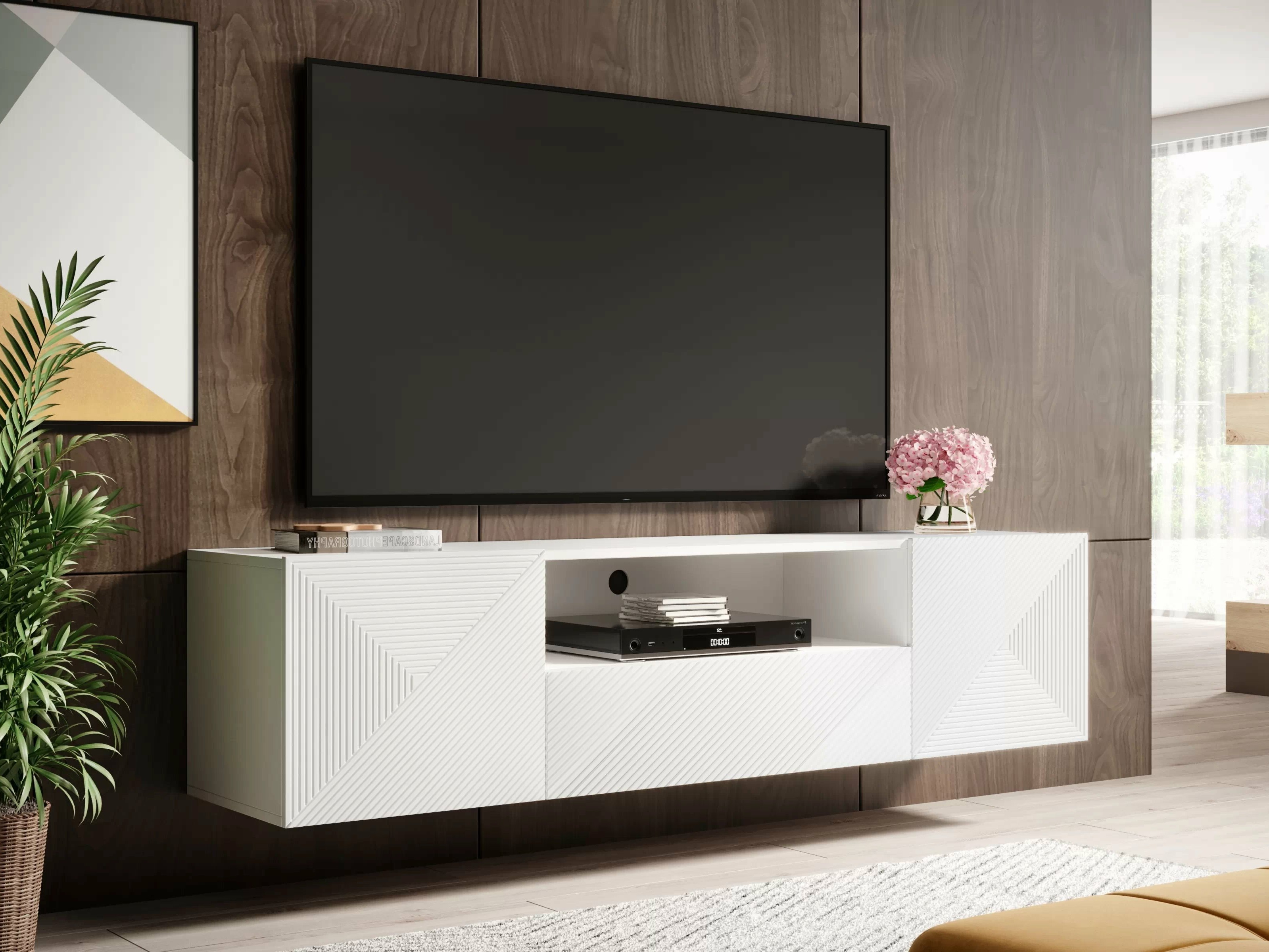 TV galds Dortivi 101 (Matēts balts)