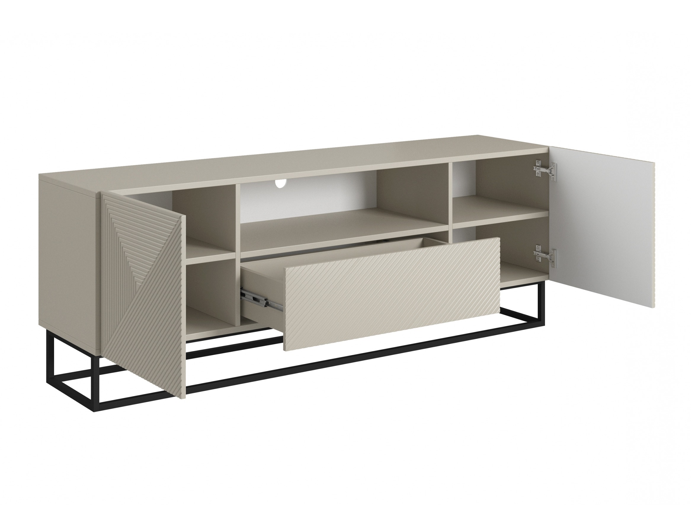 TV galds Dortivi 102 (Kašmirs + Melns)