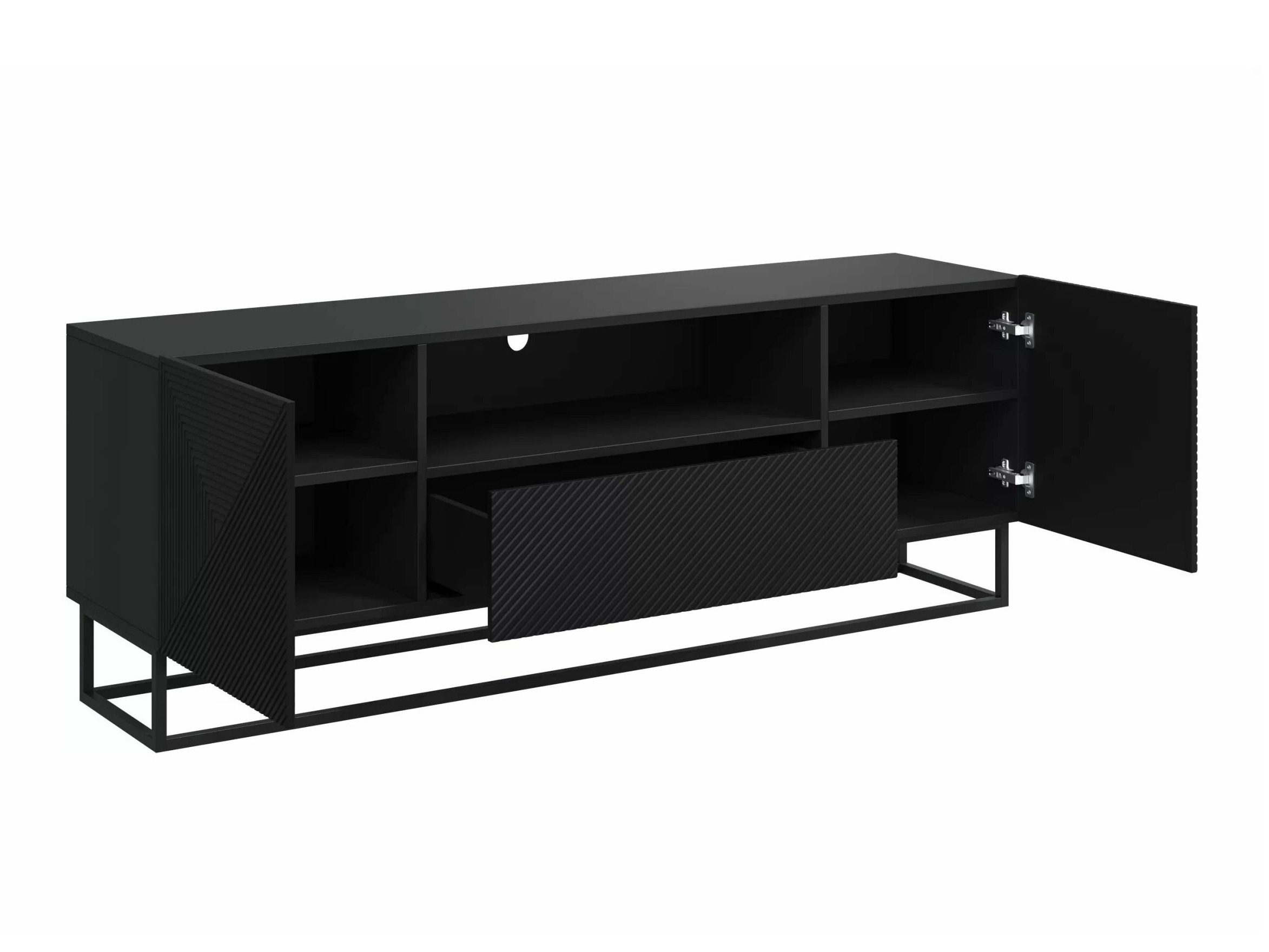 TV galds Dortivi 102 (Matēts melns)