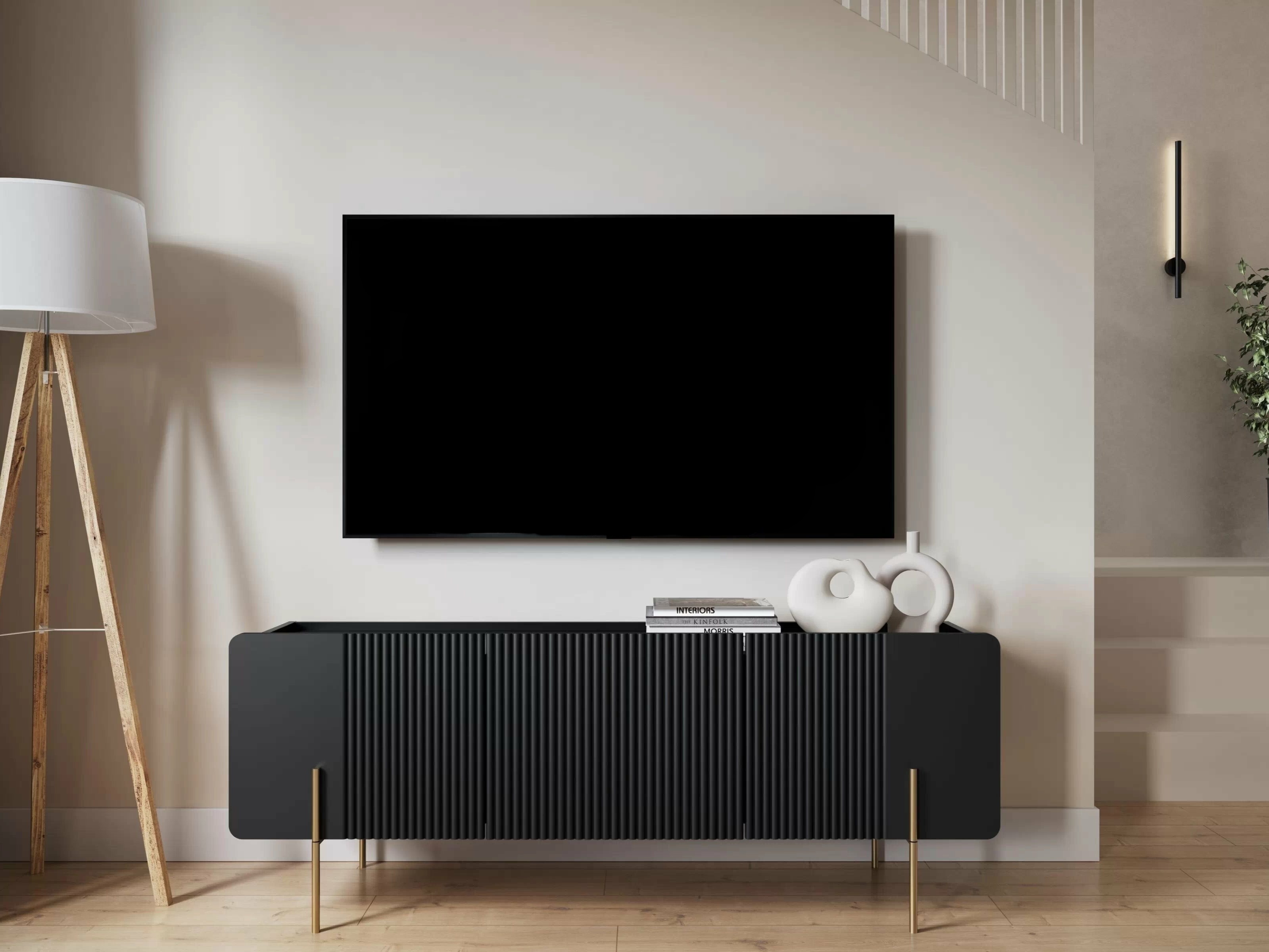 TV galds Etrvero 100 (Melns)