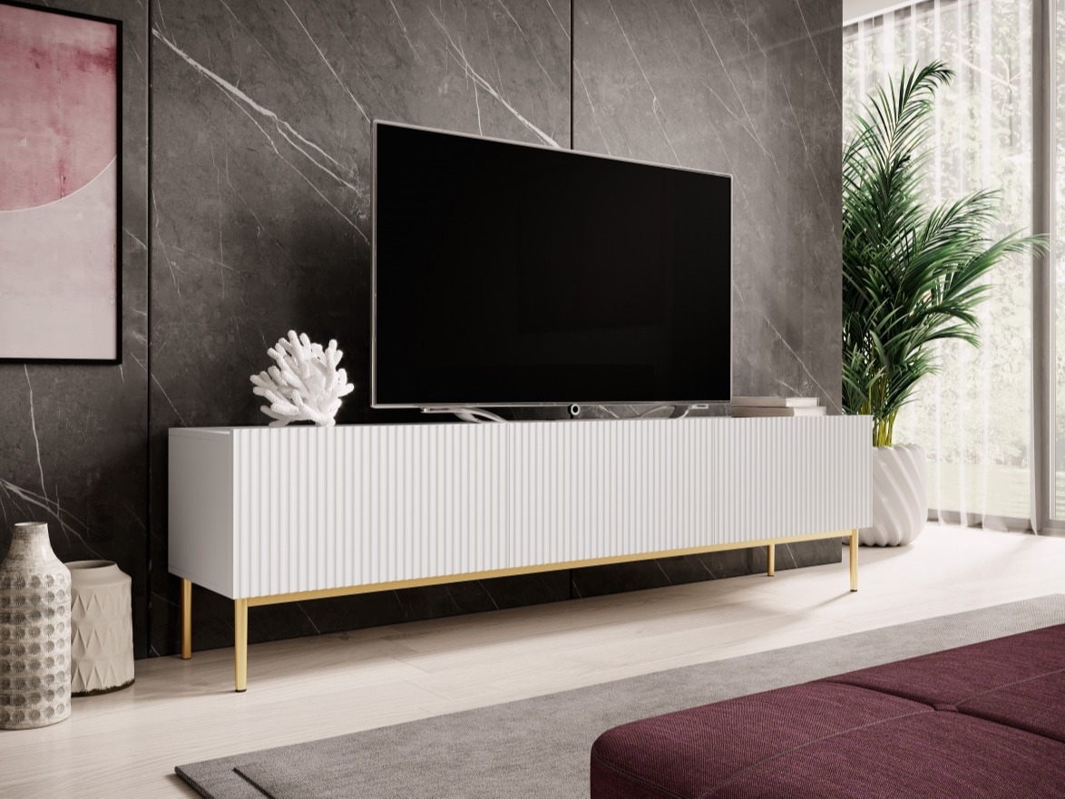 TV galds Melfelu 103 (Balts)