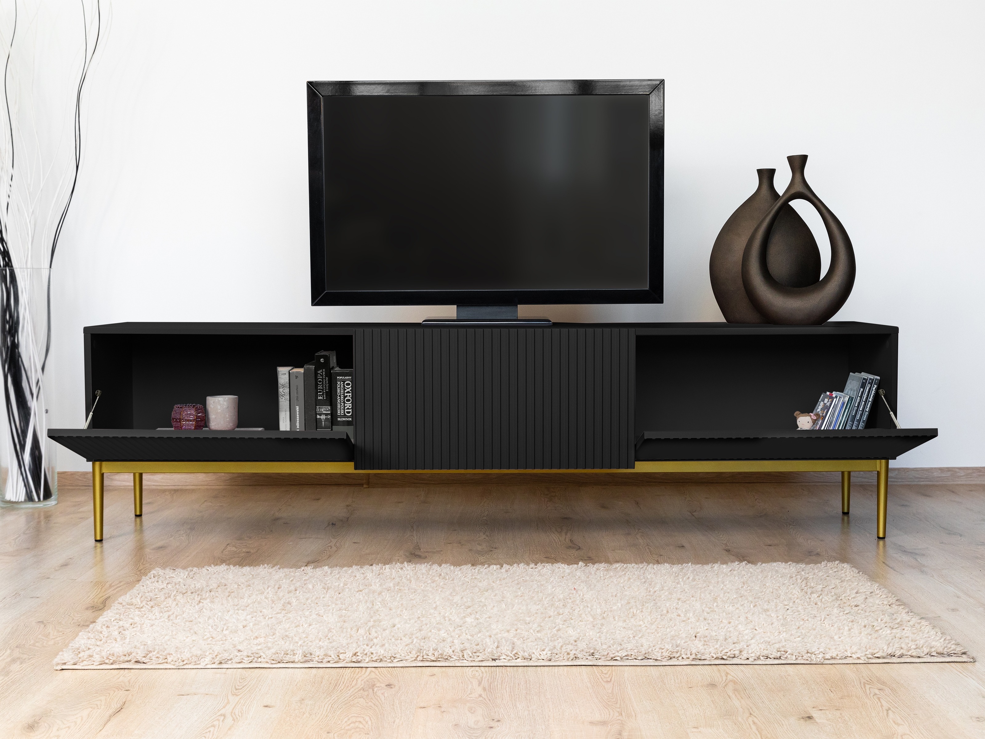 TV galds Melfelu 103 (Melns)