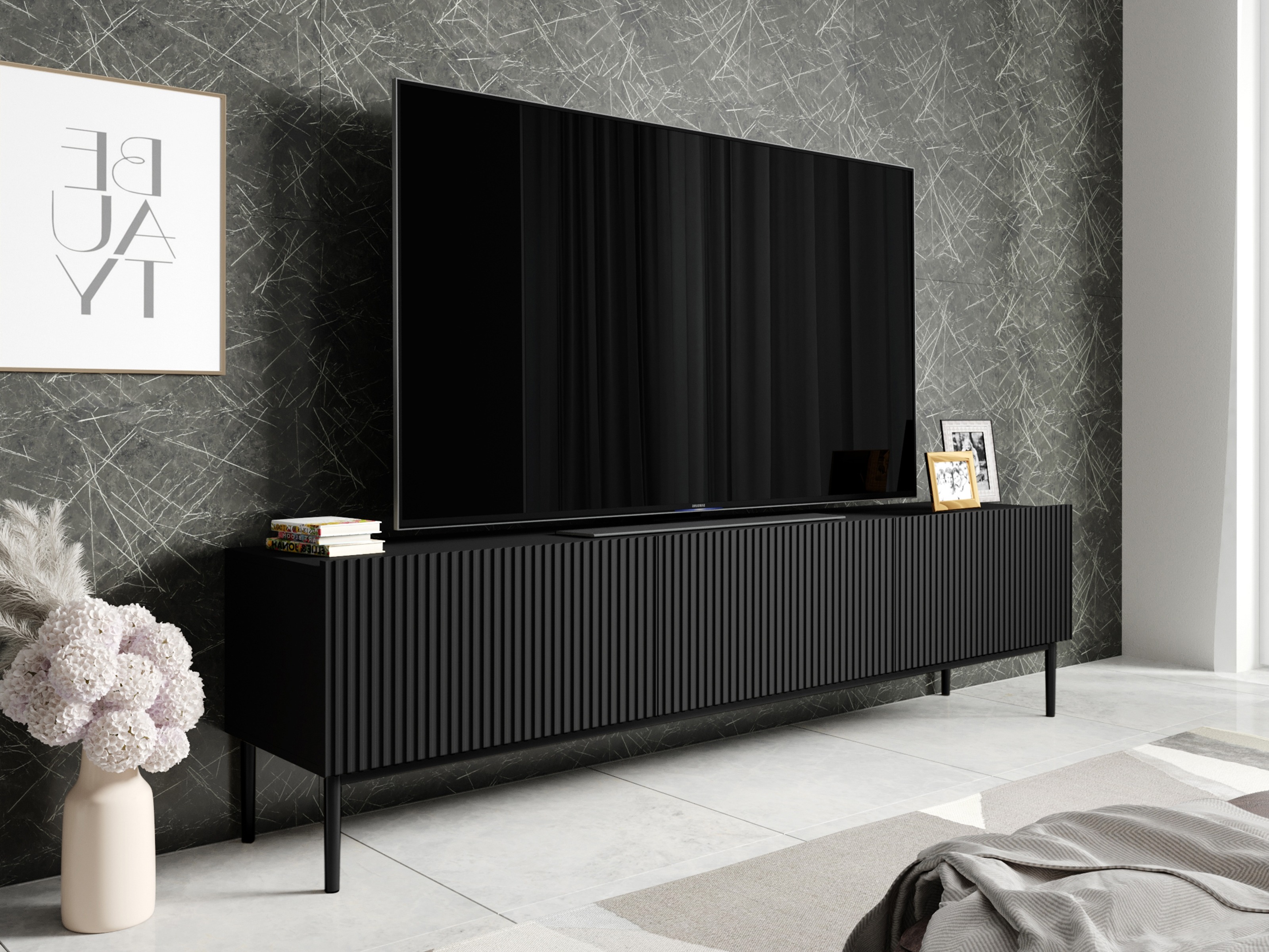 TV galds Melfelu 103 (Melns)