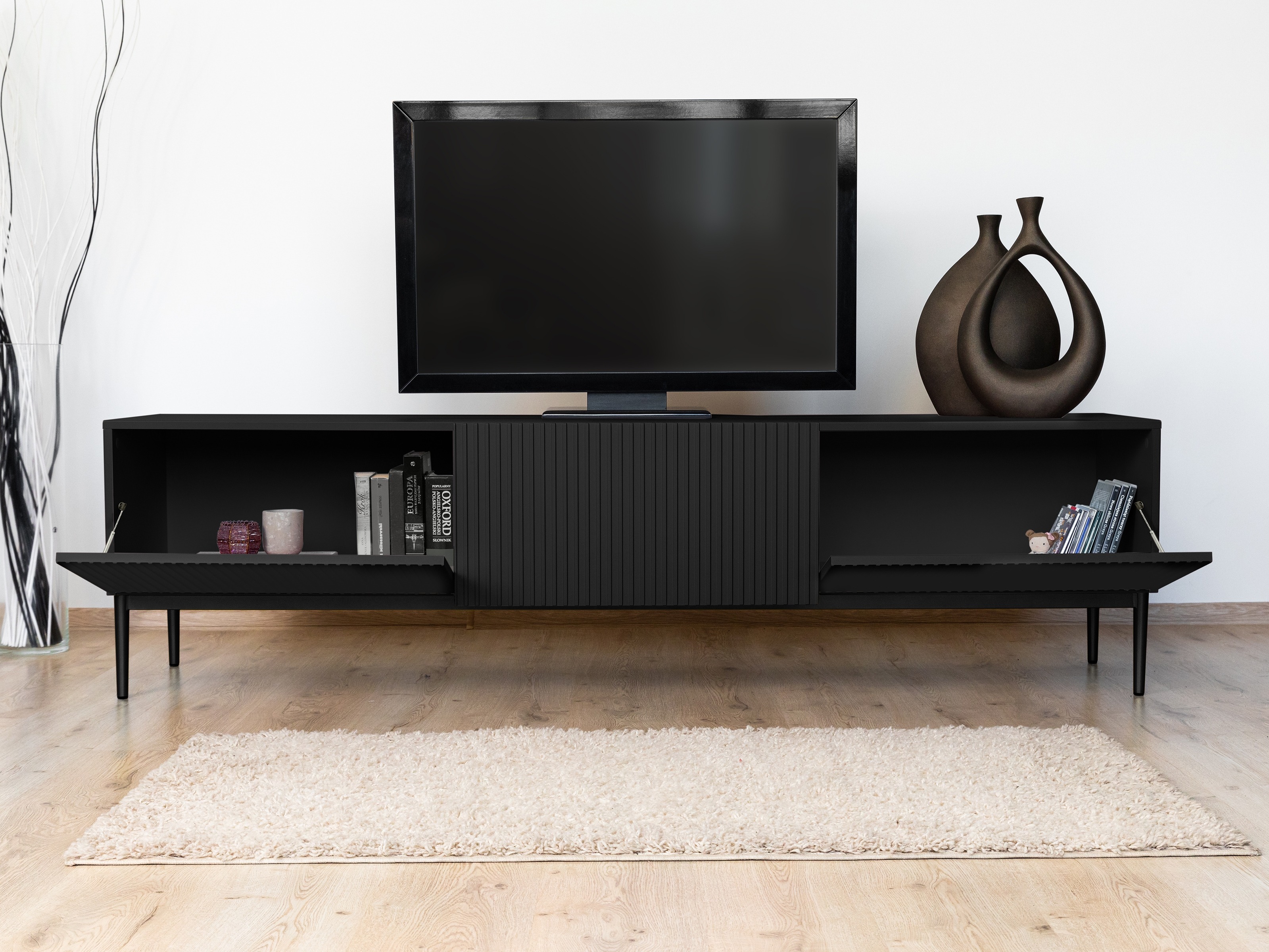 TV galds Melfelu 103 (Melns)