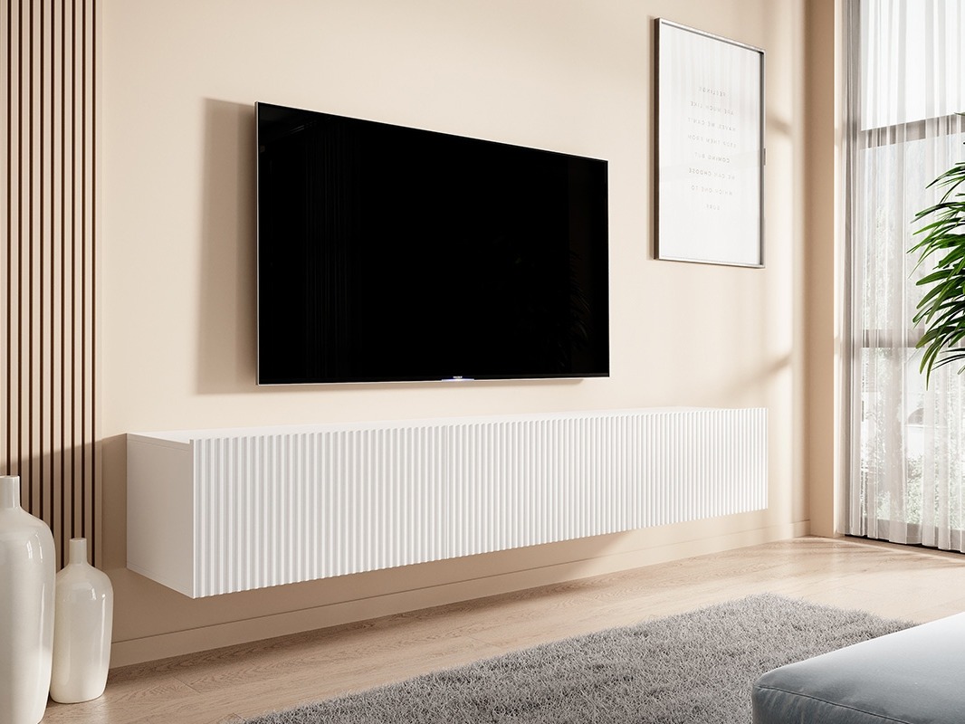 TV galds Melfelu 104 (Balts)