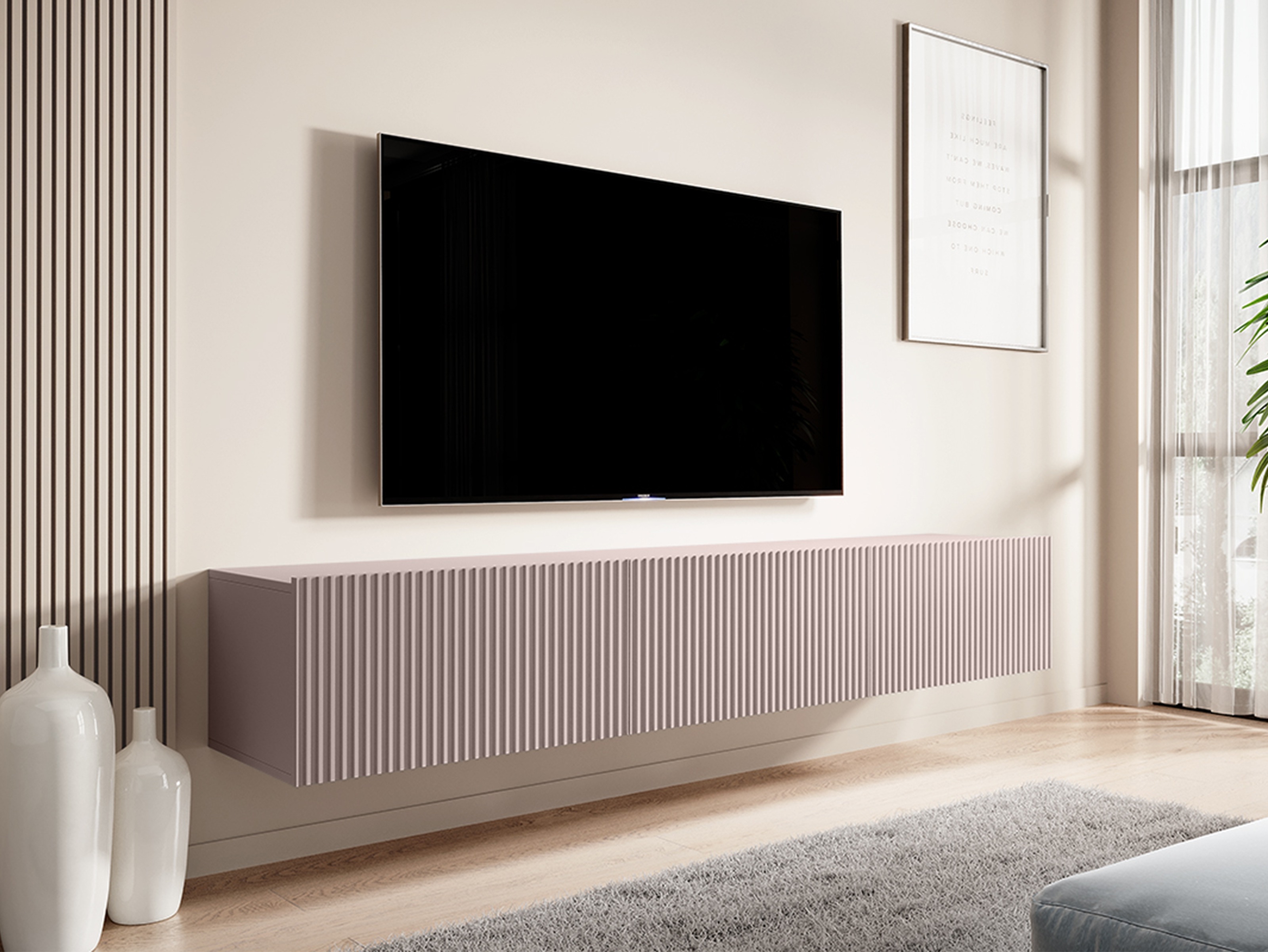 ТВ тумба Melfelu 104 (Розовый)