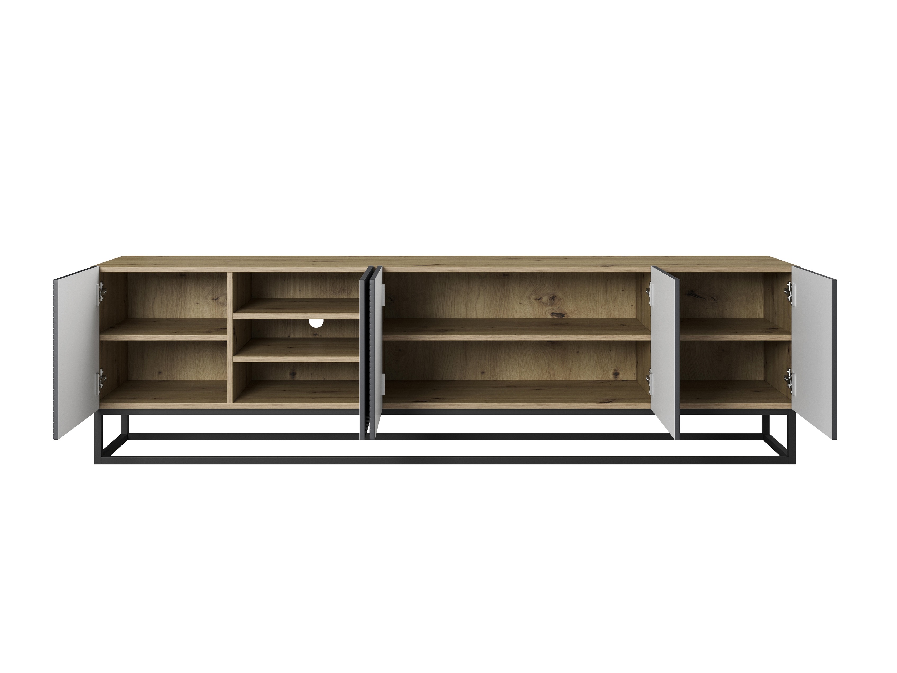 TV galds Dortivi 105 (Artisan ozols + Matēts pelēks)