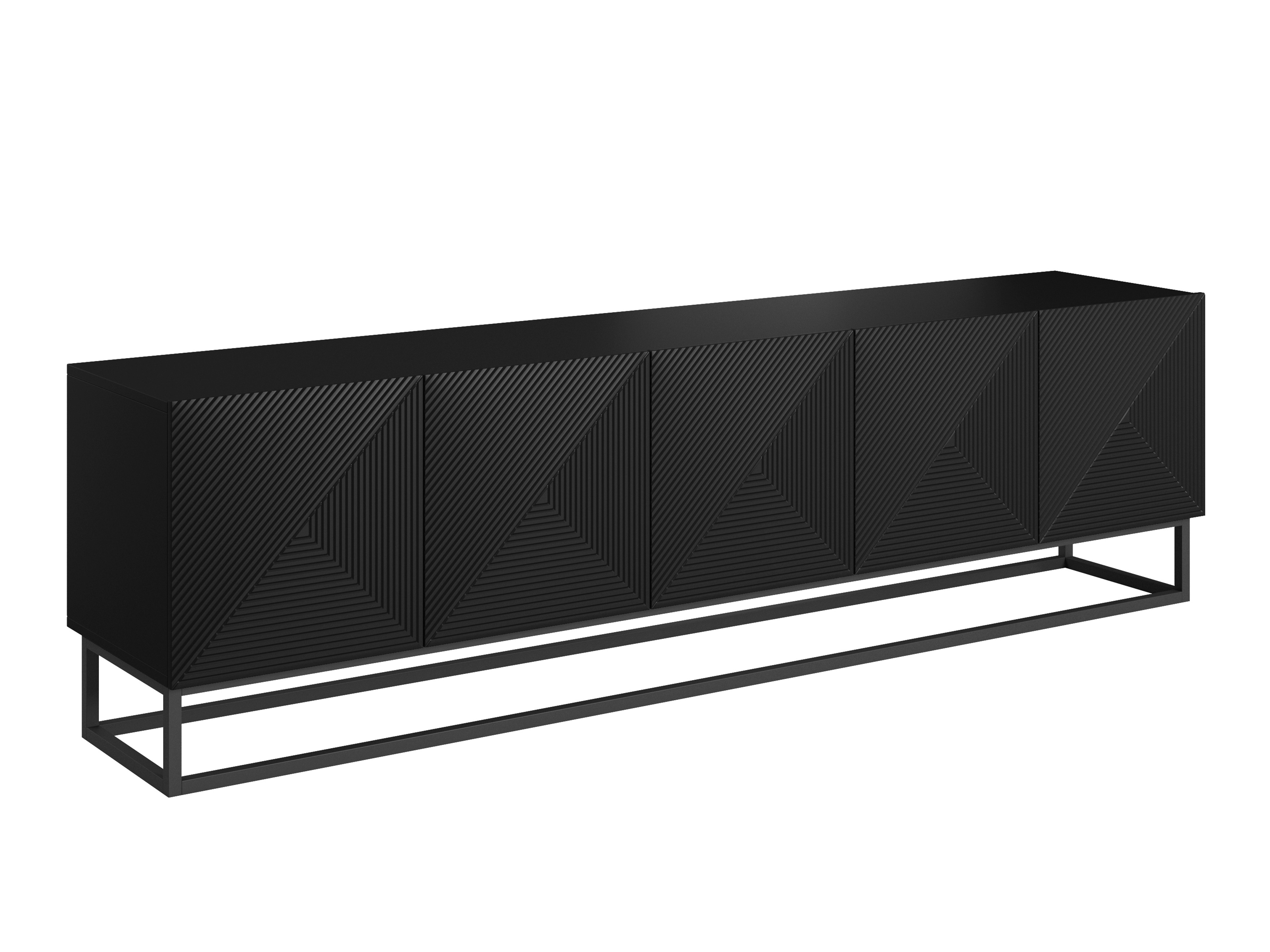 TV galds Dortivi 105 (Matēts melns)