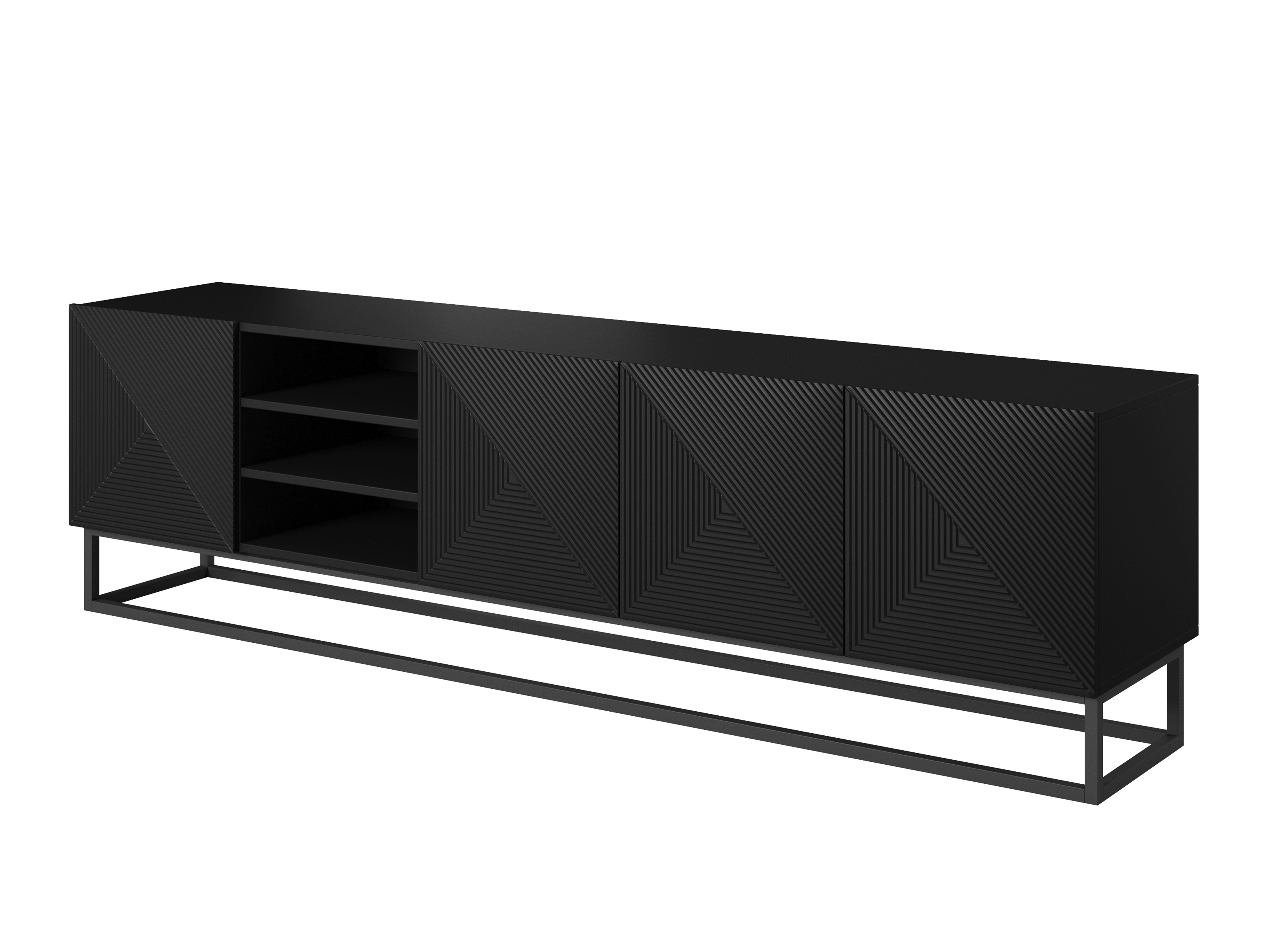 TV galds Dortivi 106 (Matēts melns)