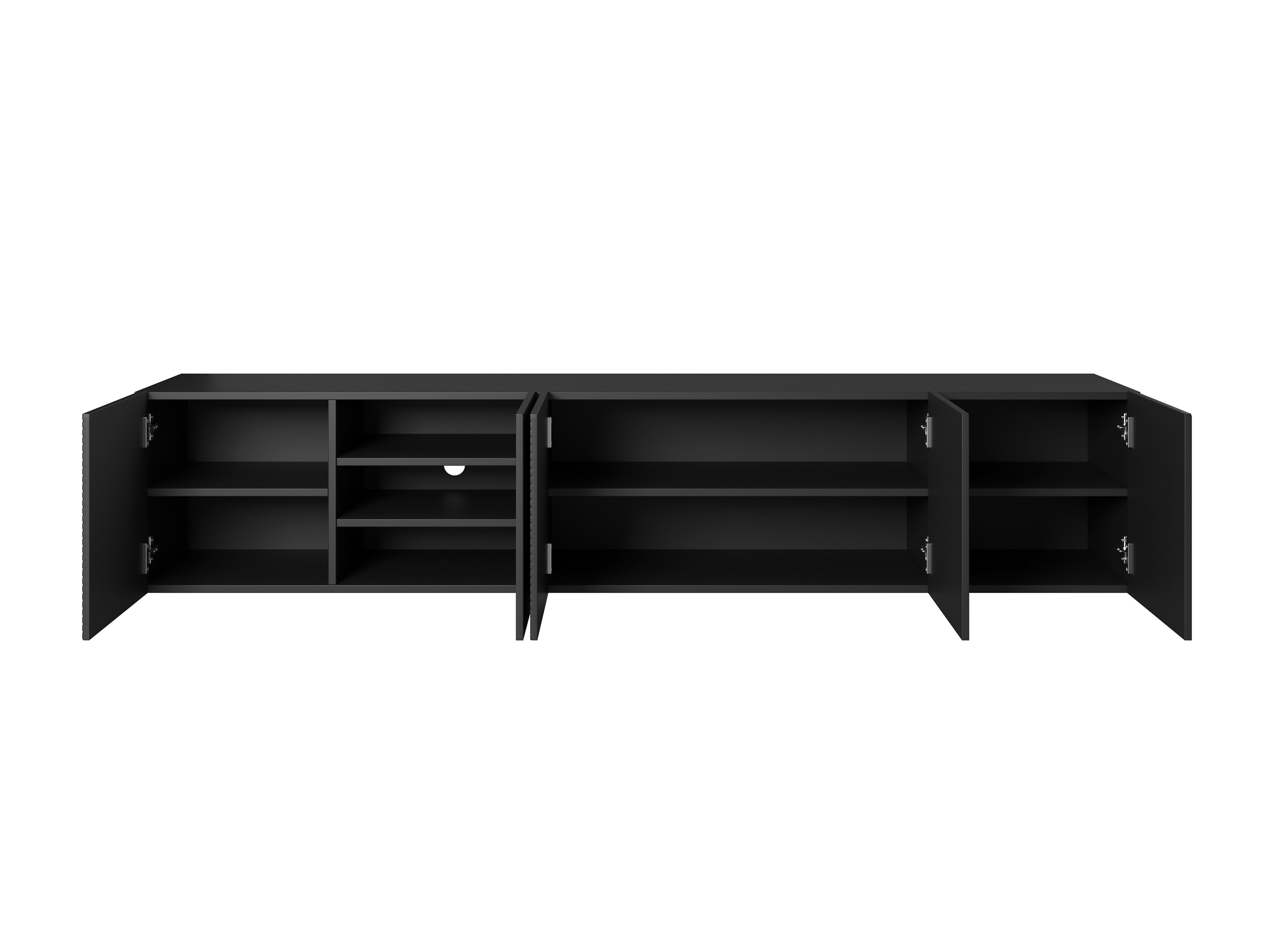 TV galds Dortivi 107 (Matēts melns)