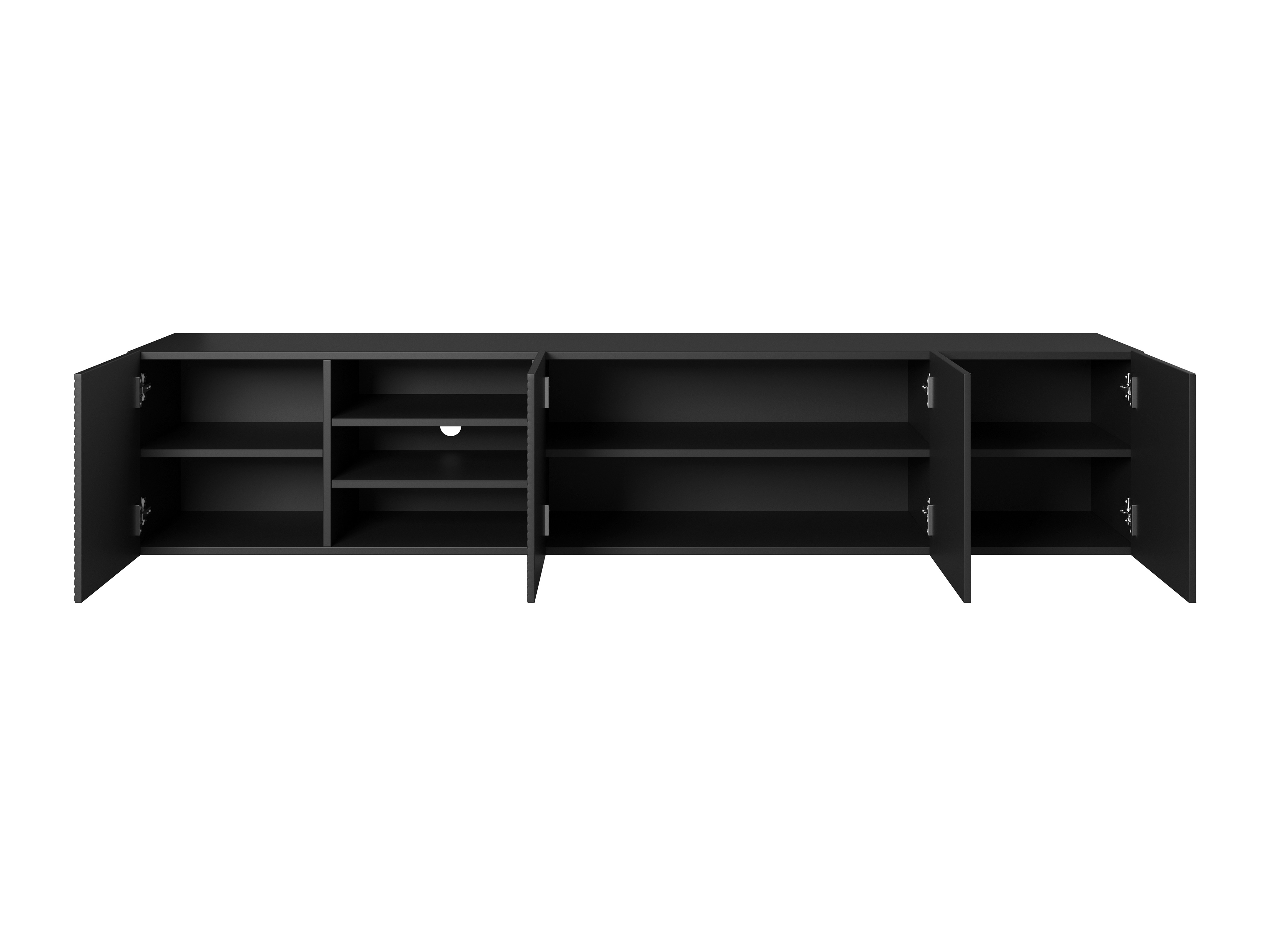 TV galds Dortivi 108 (Matēts melns)