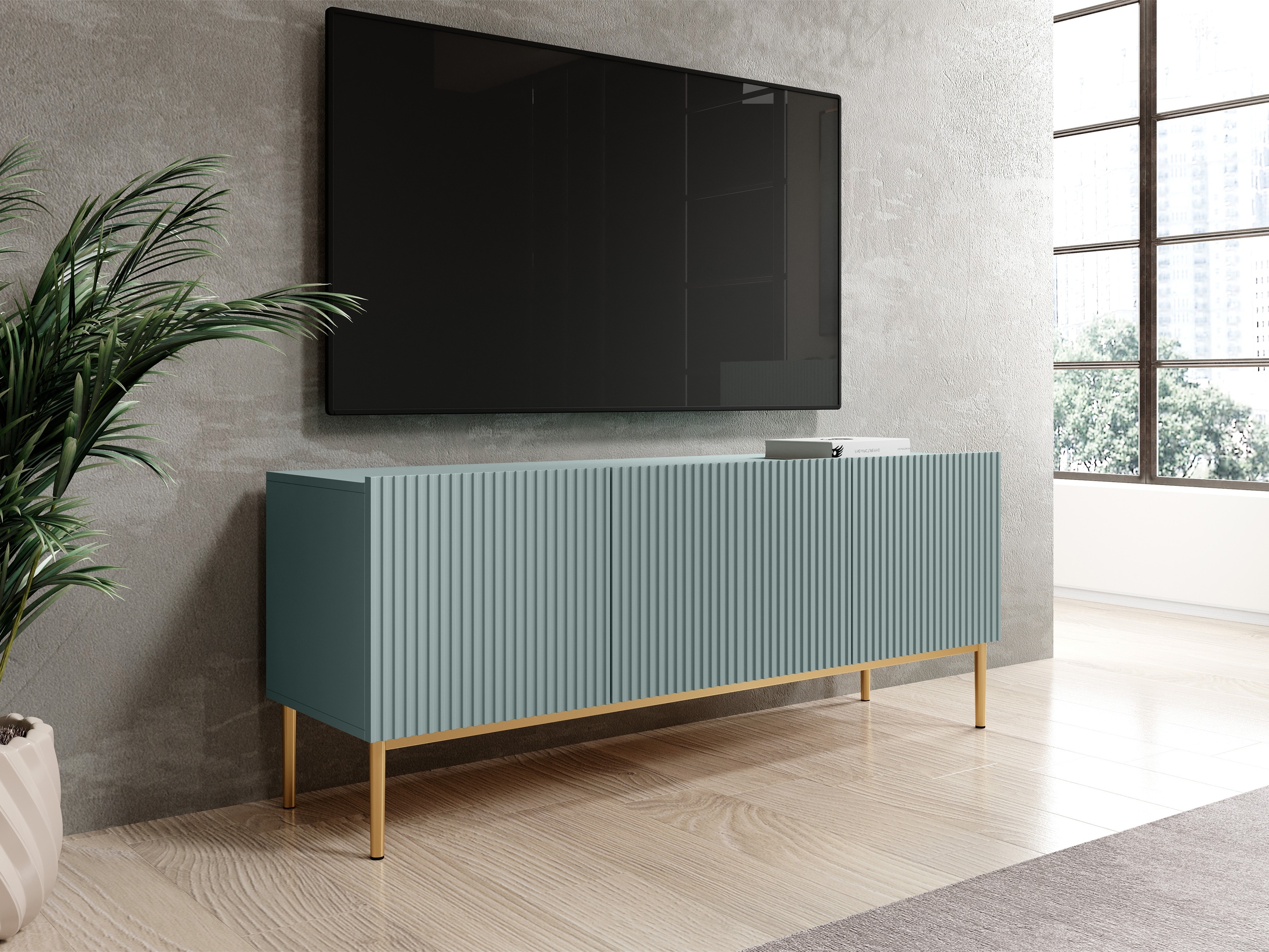 TV galds Melfelu 107 (Tirkīzs)