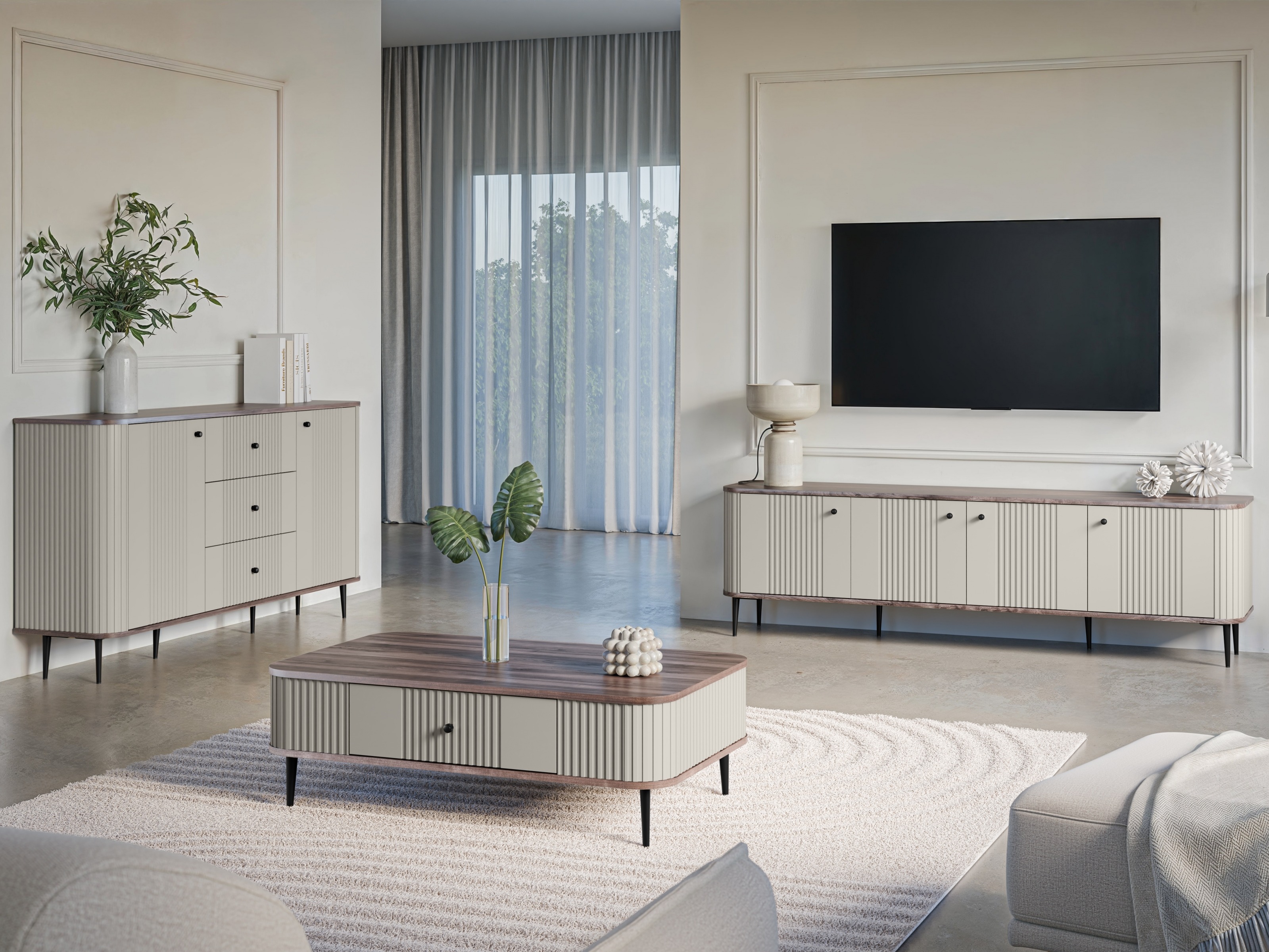 TV galds Revtoru 102 (Kašmirs + Rieksts)